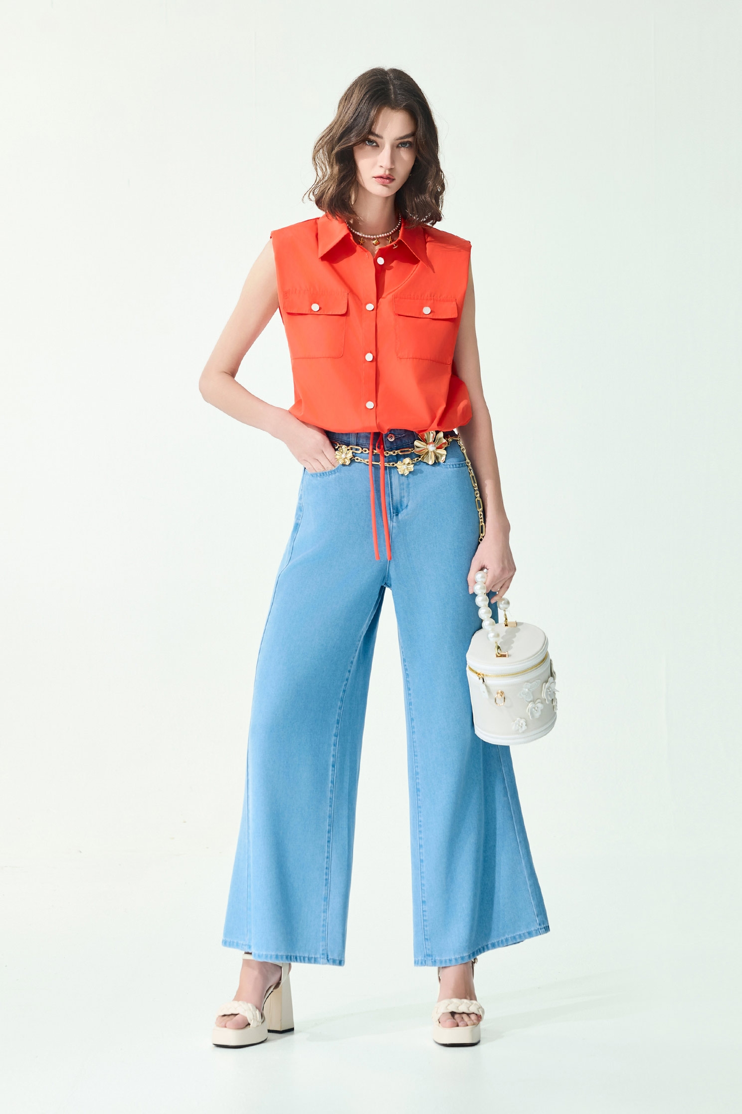 Minimalist Soft Wide Leg Pants,Season (SS) Look,Denim,Jeans,pants