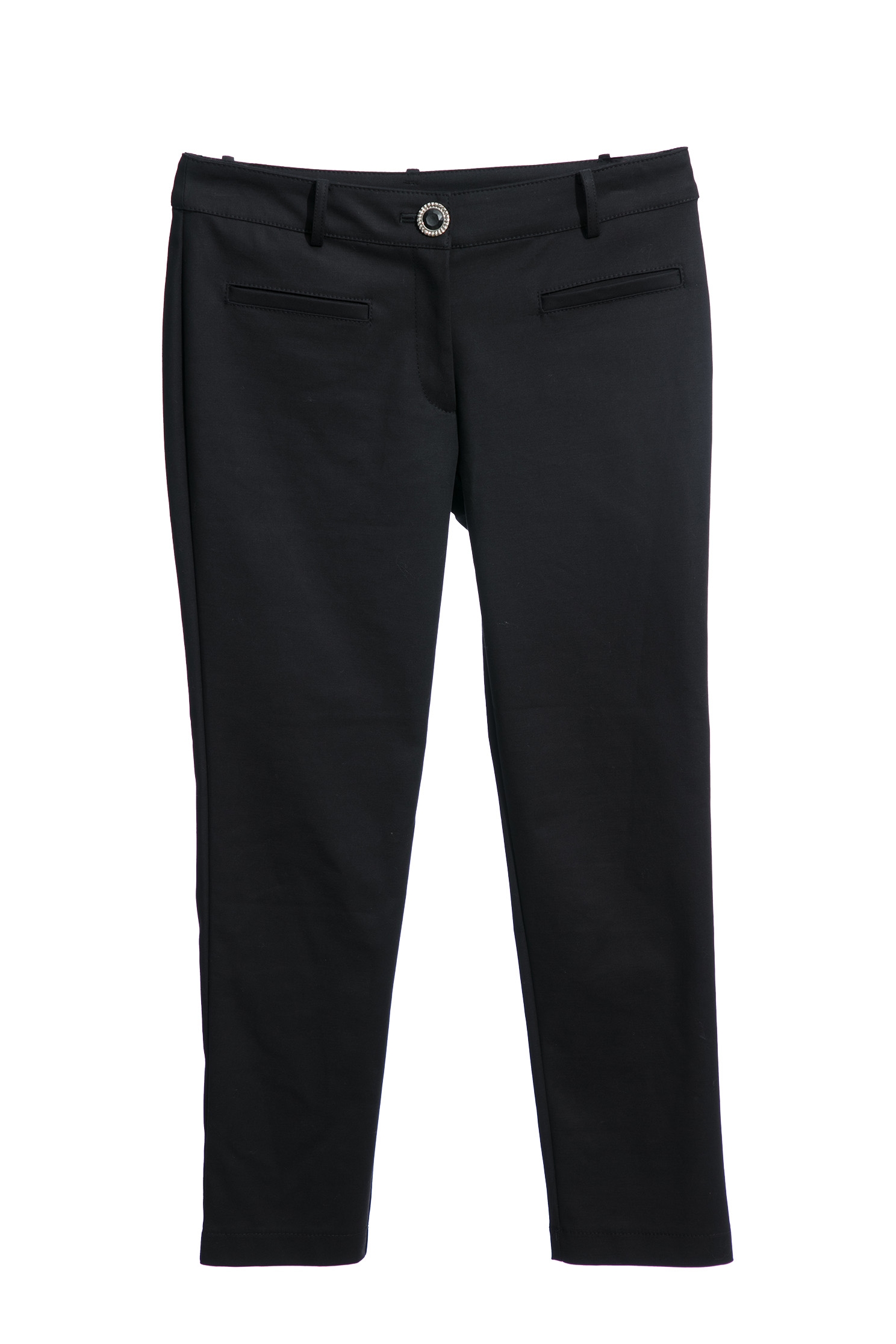 Basic Boot Leg Black PantsSimple vintage flared trousers,Culottes,Season (SS) Look,Culottes