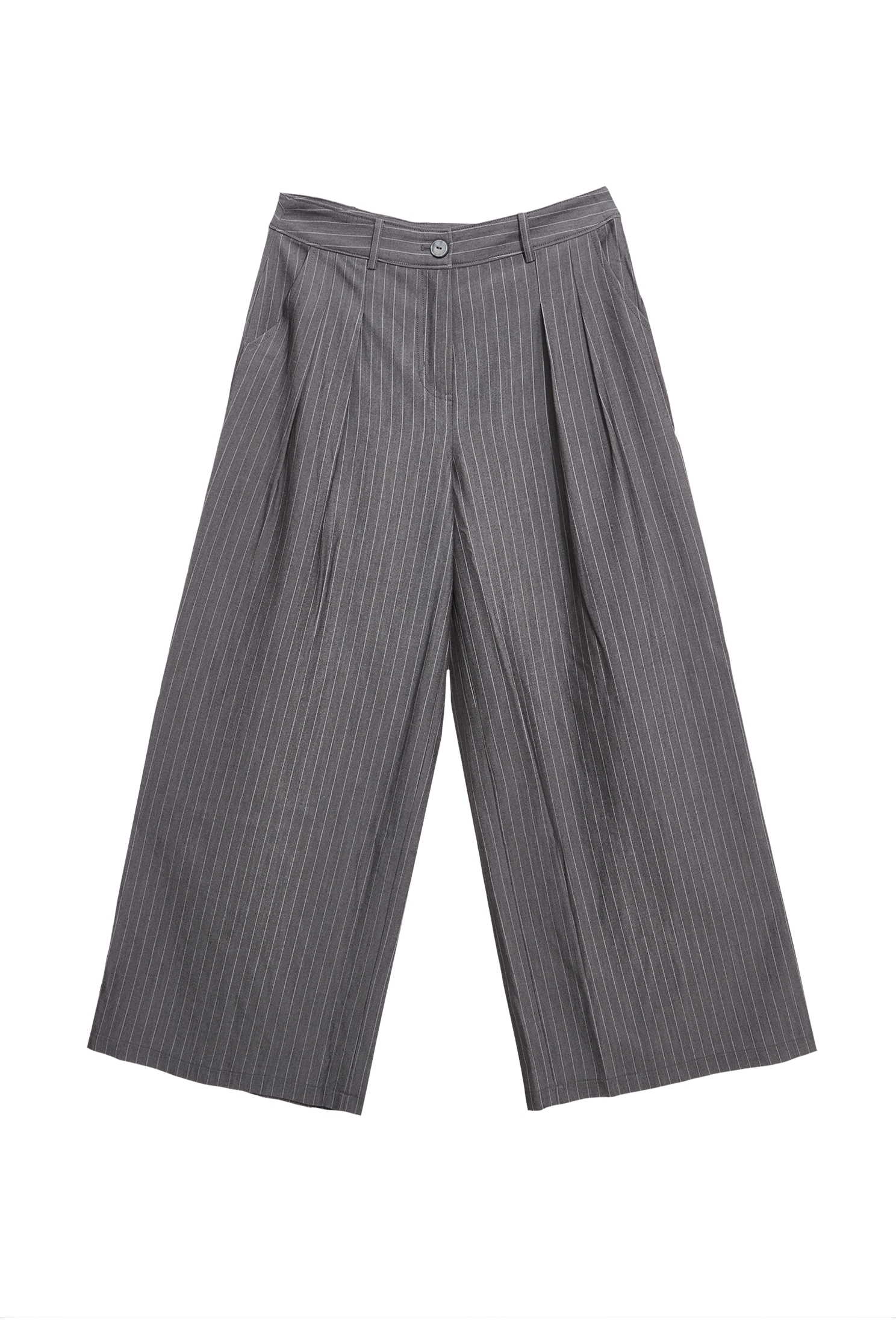 Pinstripe Wide Leg PantsPinstripe Wide Leg Pants,Culottes,Stripe,Season (AW) Look,pants