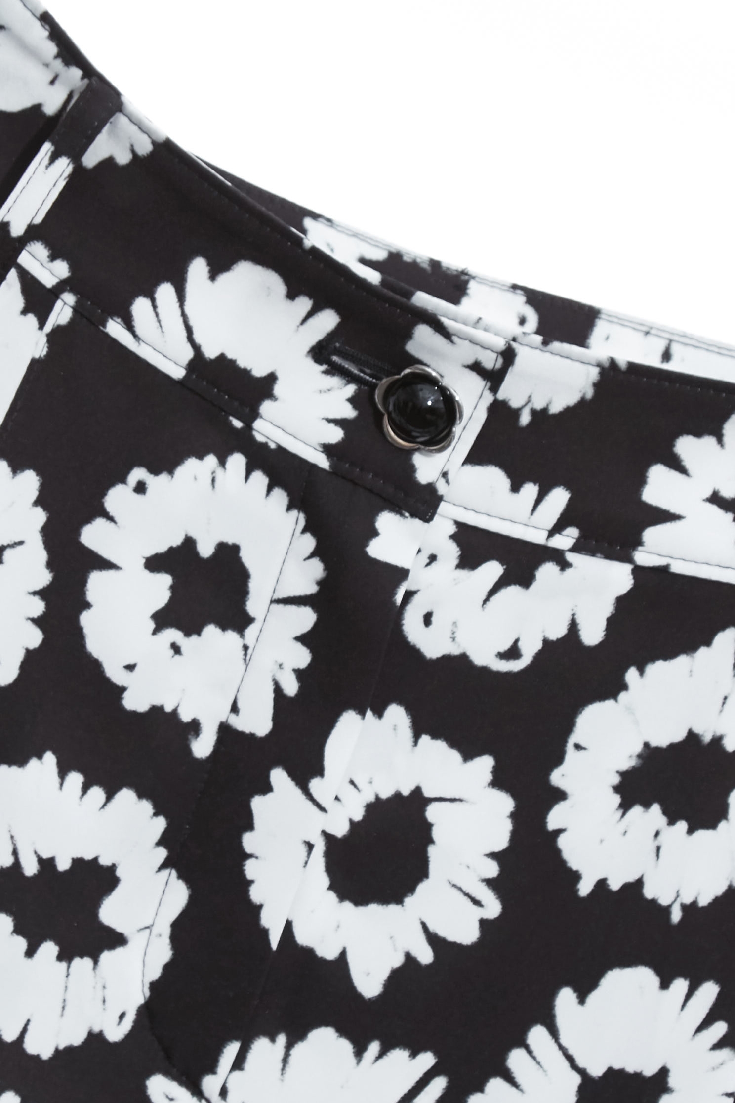 Hand Sketched Floral Print Wide Leg PantsHand Sketched Floral Print Wide Leg Pants,Culottes,Season (AW) Look,pants