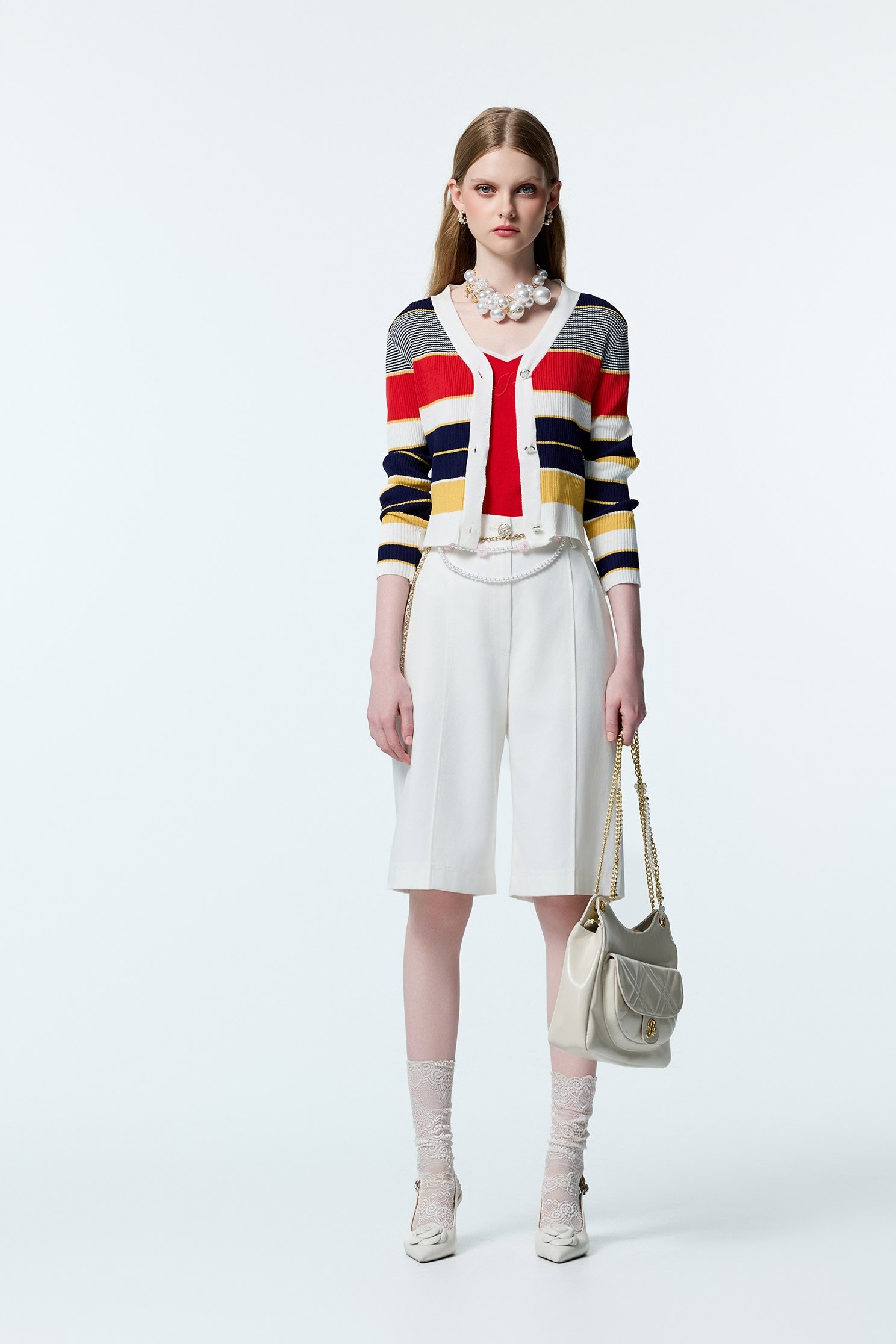 Basic White Wide Leg Crop PantsBasic White Wide Leg Crop Pants,Culottes,White pants,Season (AW) Look,pants