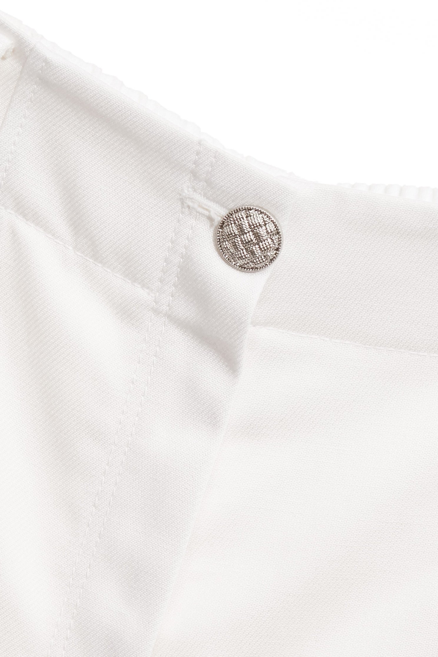 Basic White Wide Leg Crop PantsBasic White Wide Leg Crop Pants,Culottes,White pants,Season (AW) Look,pants