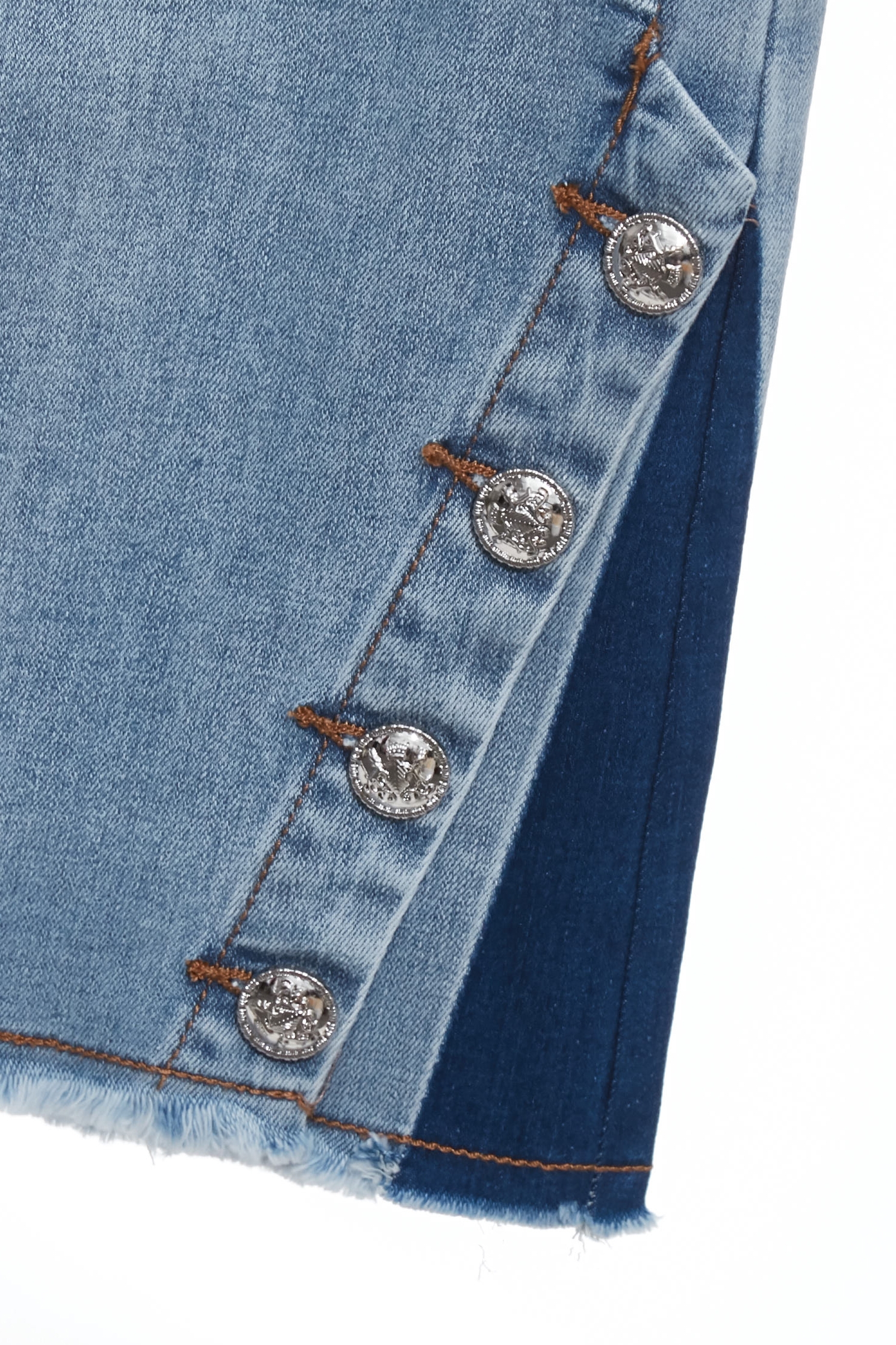Stylish Hemming Detail Boot Leg JeansStylish Hemming Detail Boot Leg Jeans,Denim,Jeans,Season (AW) Look,pants