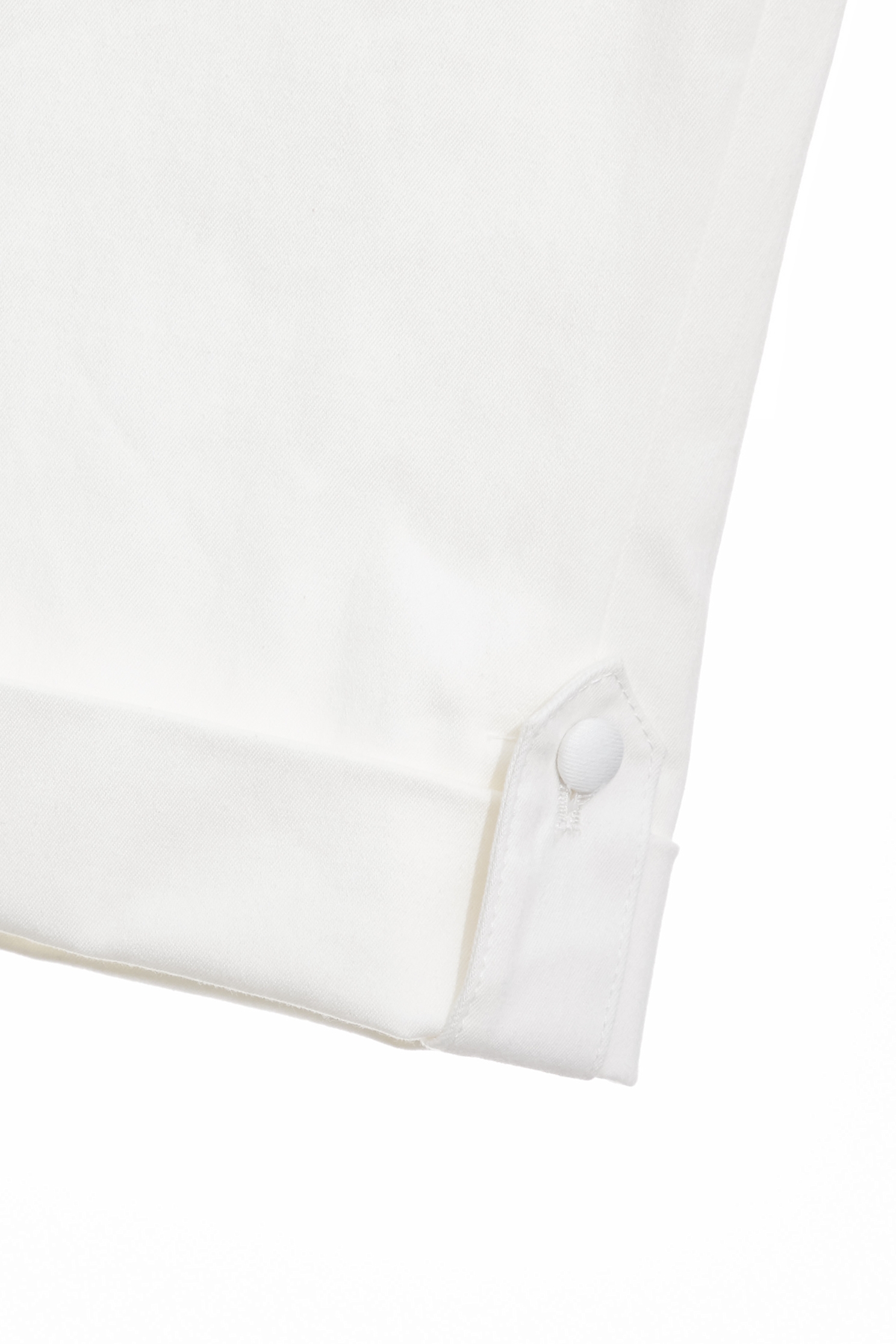 Cuffed Hem White Capri PantsCuffed Hem White Capri Pants,White pants,Shorts,Season (AW) Look,pants