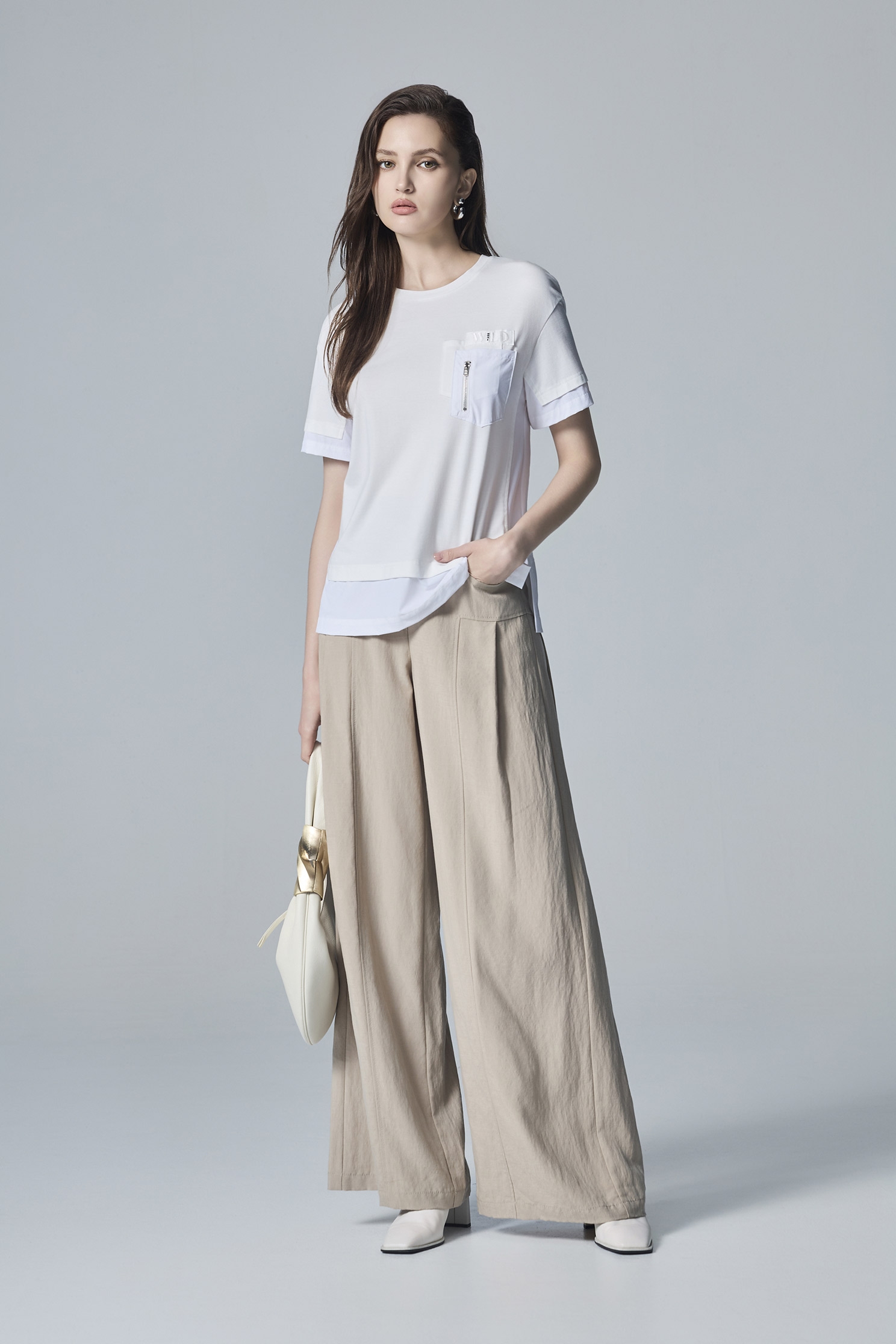 Wide Leg Khaki PantsWide Leg Khaki Pants,Culottes,Season (AW) Look,pants
