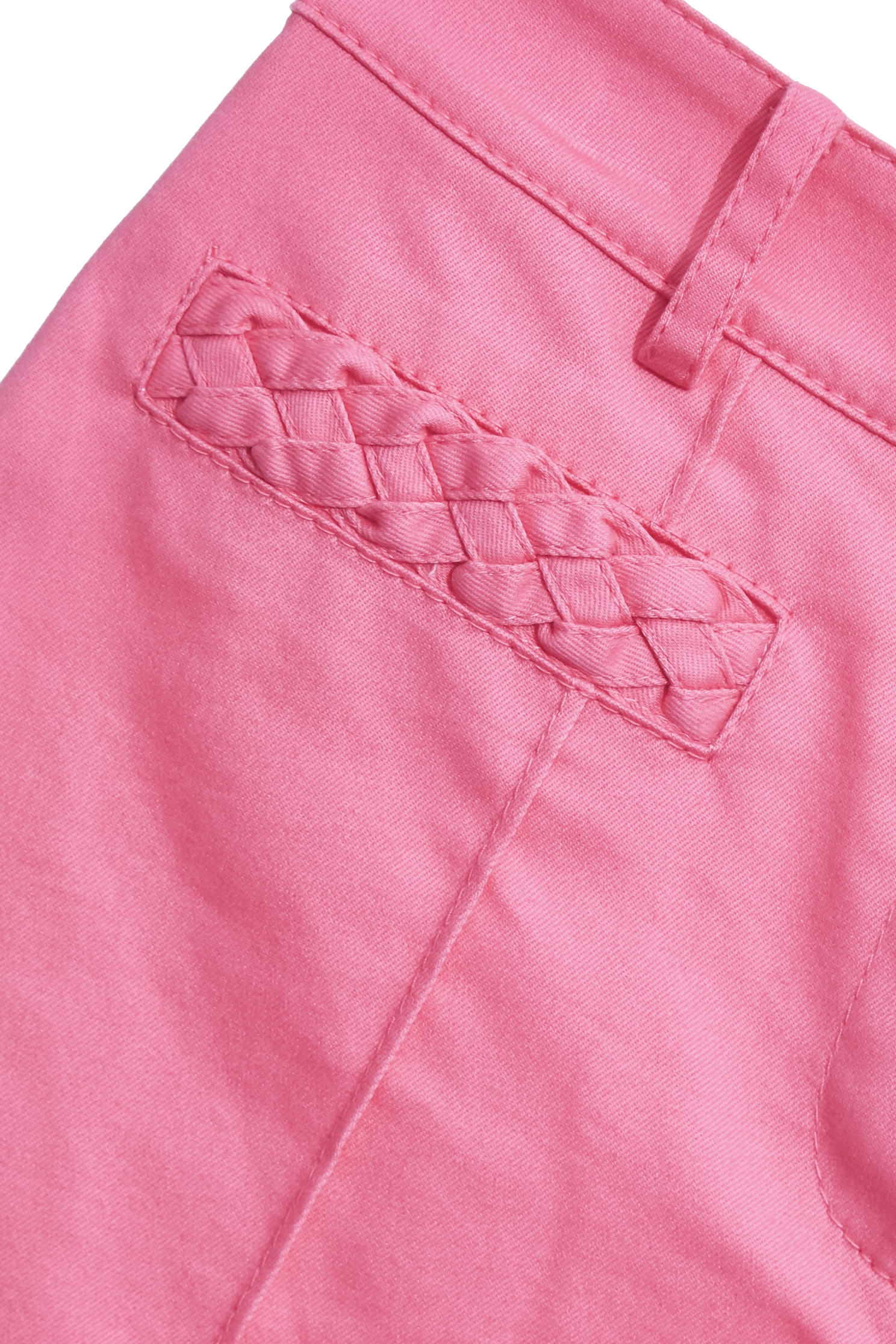 Deep Pink Braided Detail ShortsDeep Pink Braided Detail Shorts,Denim,Jeans,Shorts,Season (AW) Look,pants