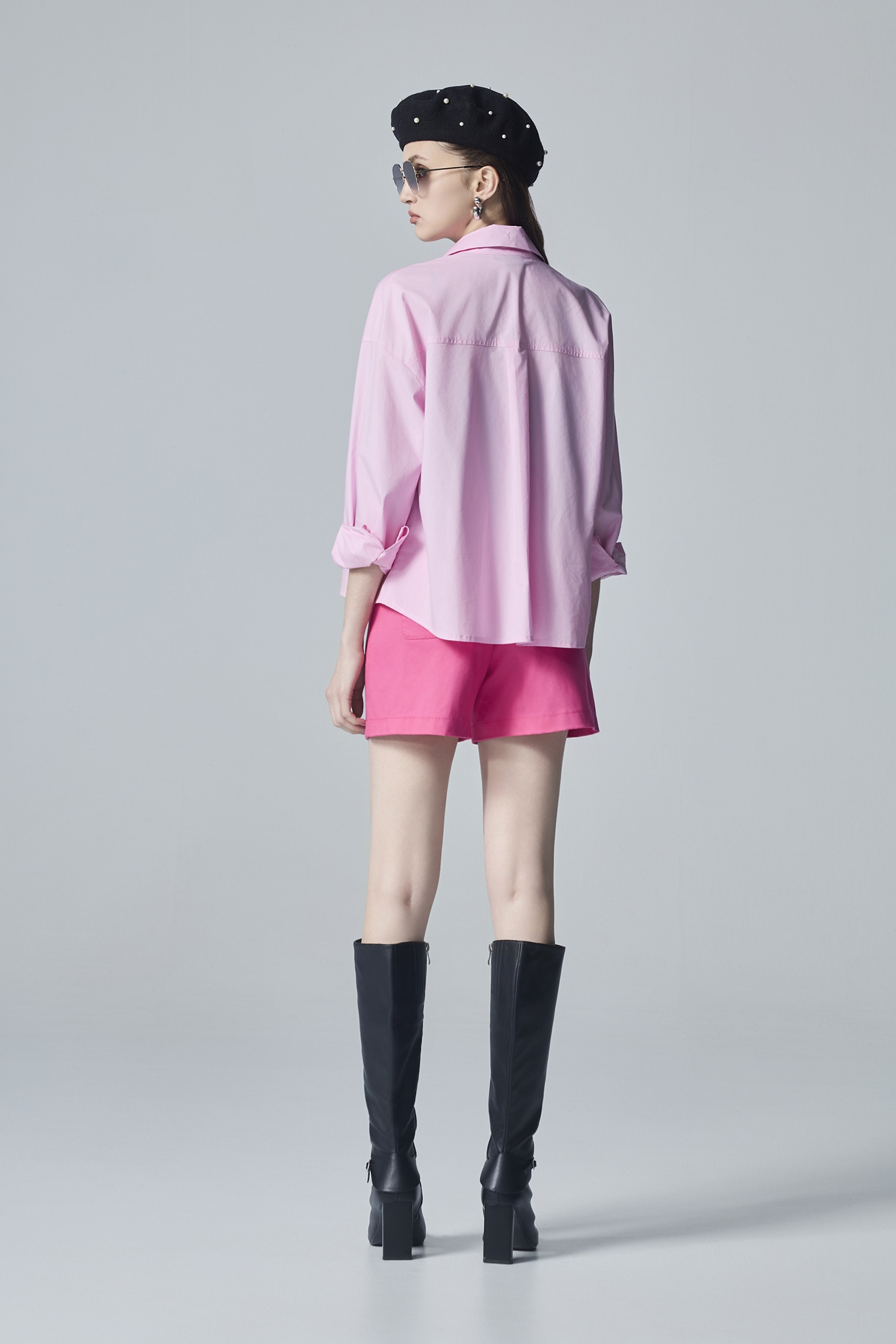 Deep Pink Braided Detail ShortsDeep Pink Braided Detail Shorts,Denim,Jeans,Shorts,Season (AW) Look,pants