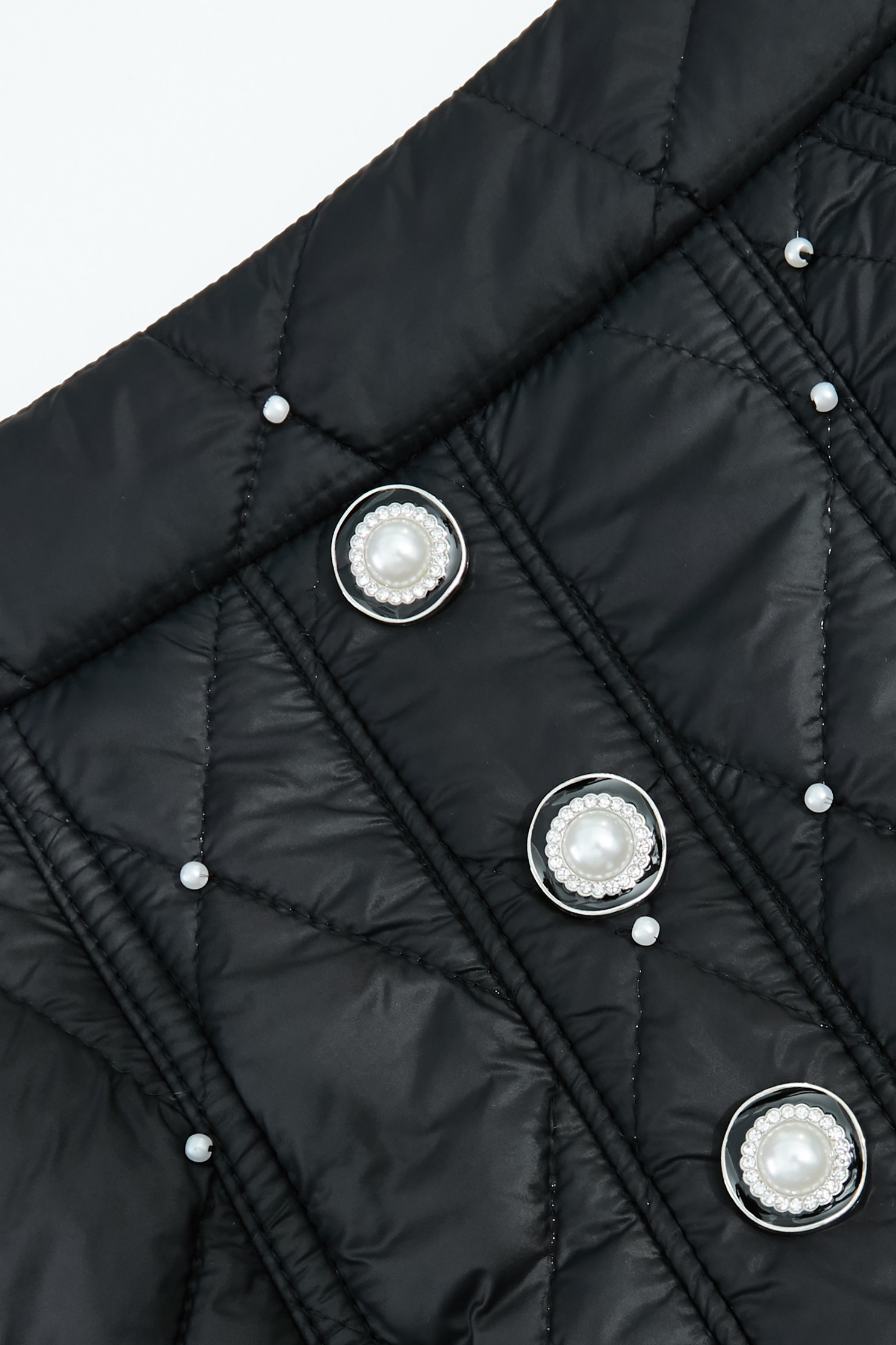 Pearl Detail Quilted SkortsPearl Detail Quilted Skorts,Mini skirts,Shorts,Season (AW) Look,Skorts