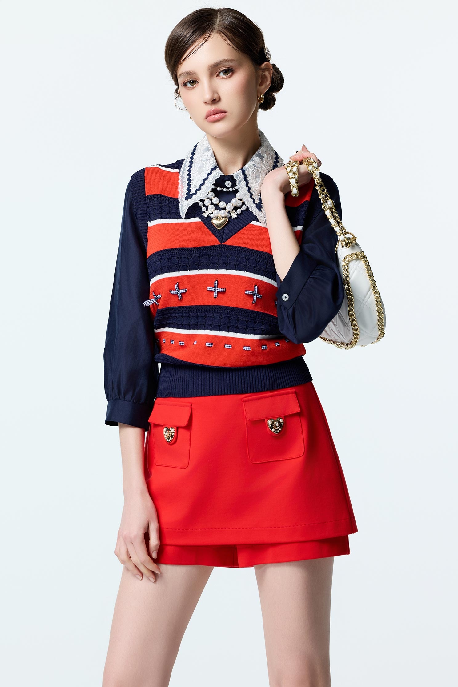 Chilli Red SkortsChilli Red Skorts,pearl,Shorts,Season (AW) Look,Skorts