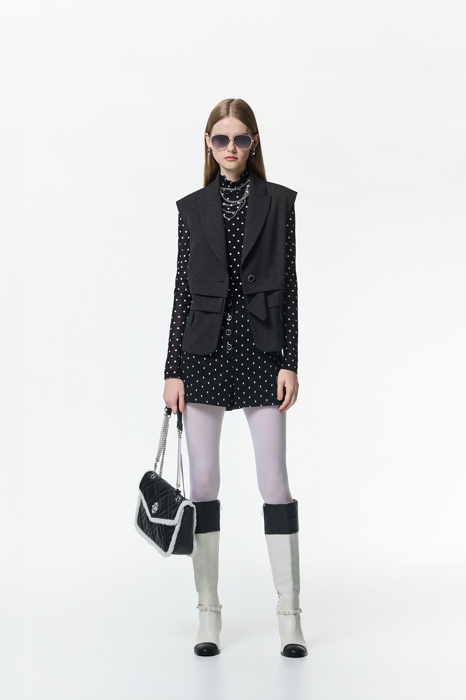 Classic Polka Dot ShortsClassic Polka Dot Shorts,Office Looks,dotcollection,Shorts,Season (AW) Look