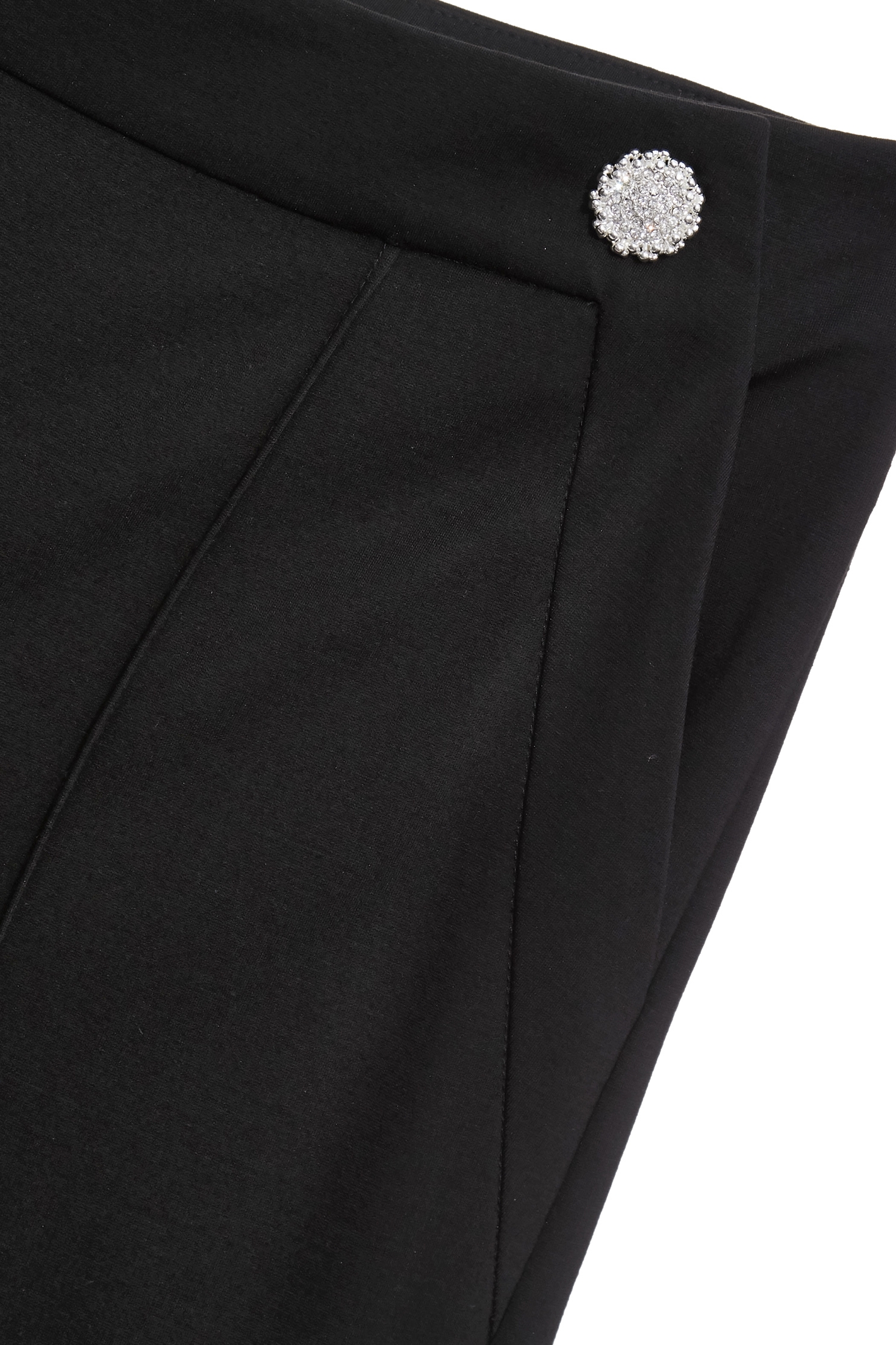Minimalist Black Wide Leg PantsMinimalist Black Wide Leg Pants,Culottes,Trends,Season (AW) Look,pants,Knitted,Black pants