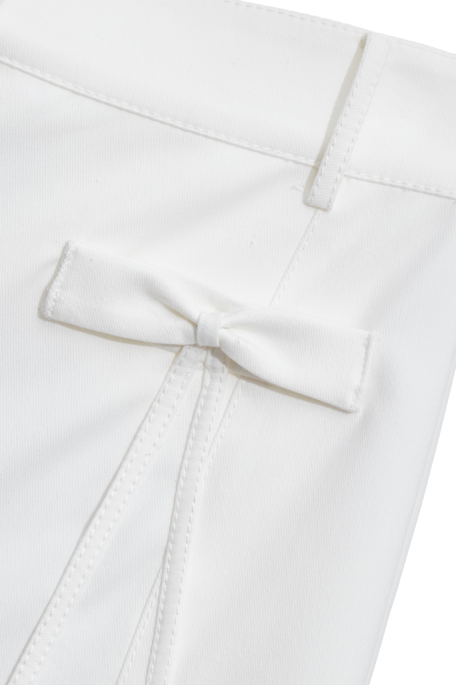 Bow Detail White ShortsBow Detail White Shorts,White pants,Shorts,Season (AW) Look,bows,pants
