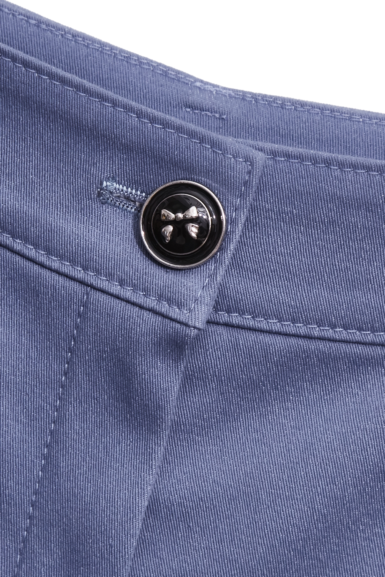 Bow Detail Blue Wide Leg PantsBow Detail Blue Wide Leg Pants,Culottes,Season (AW) Look,bows,pants