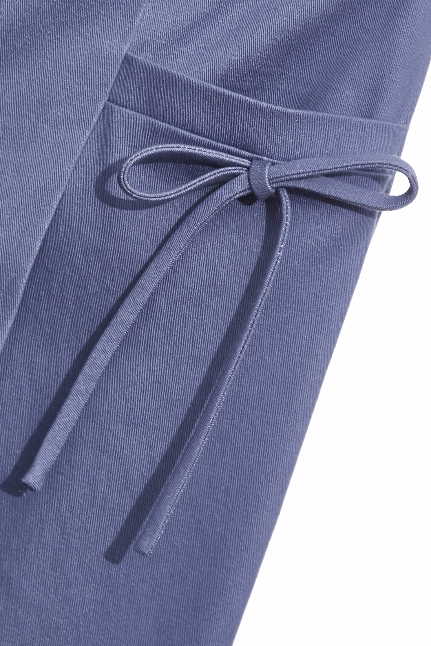 Bow Detail Blue Wide Leg PantsBow Detail Blue Wide Leg Pants,Culottes,Season (AW) Look,bows,pants