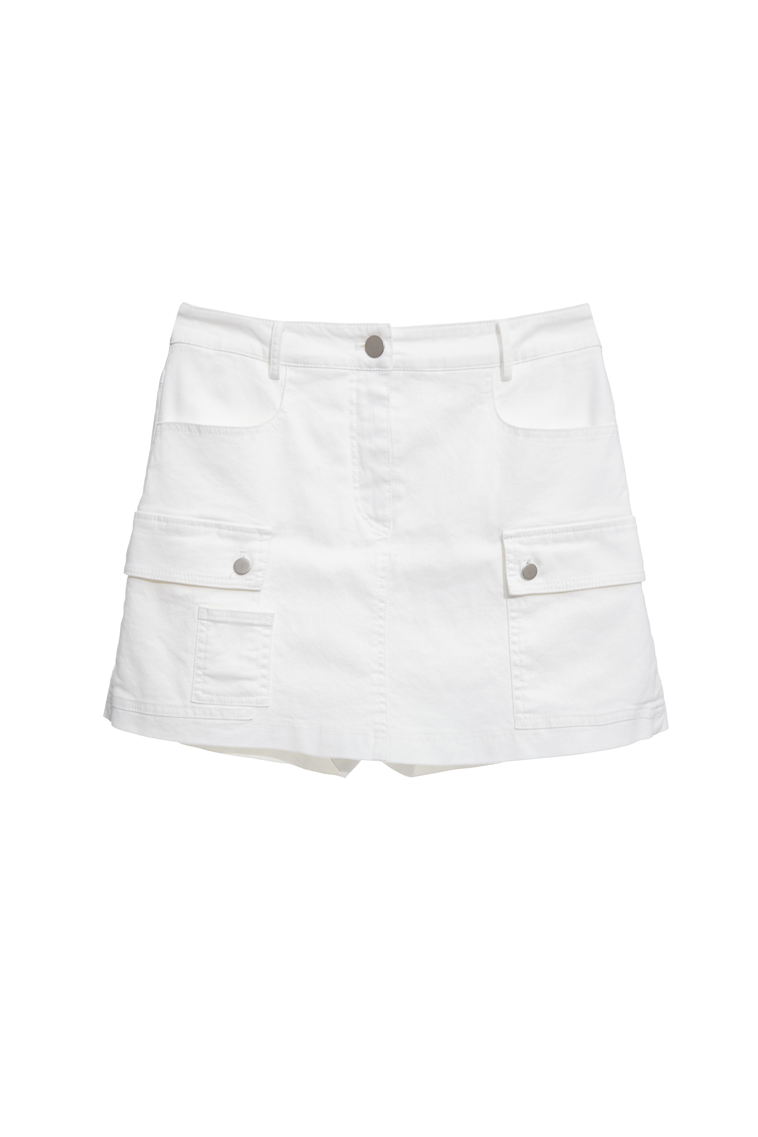 White Cargo SkortsWhite Cargo Skorts,Denim,Denim mini skirts,Denim skirts,Shorts,Season (AW) Look,Skorts