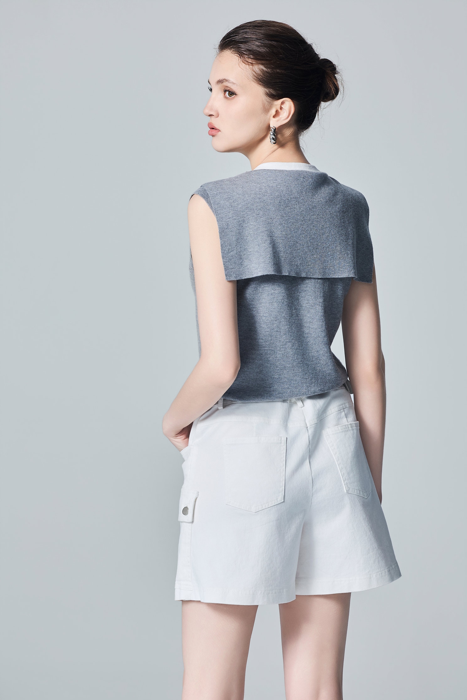 White Cargo SkortsWhite Cargo Skorts,Denim,Denim mini skirts,Denim skirts,Shorts,Season (AW) Look,Skorts