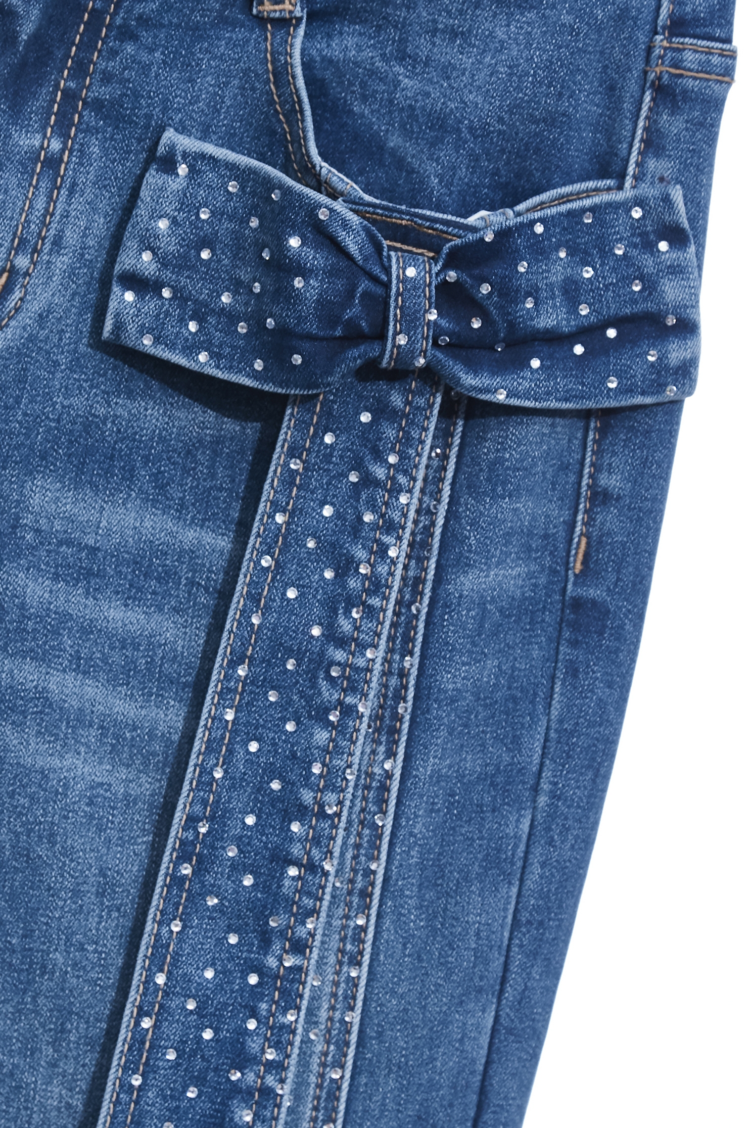 Bow Detail Boot Leg JeansBow Detail Boot Leg Jeans,Denim,Jeans,Season (AW) Look,bows,pants