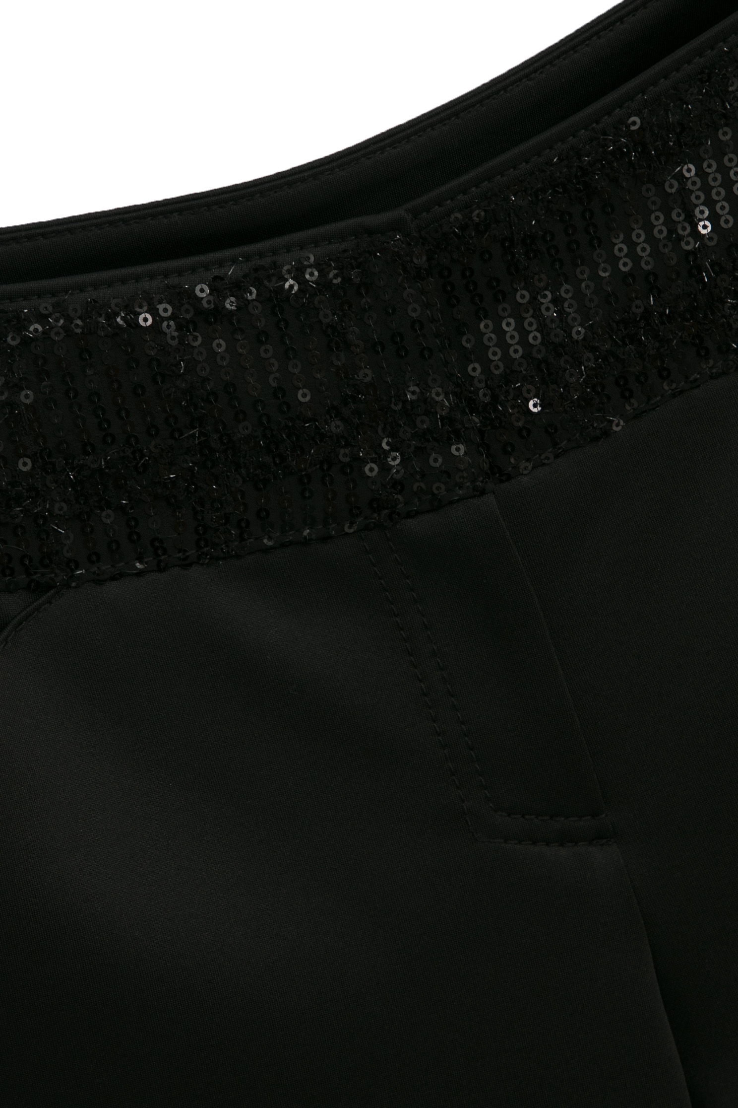 Sequin Slim Fit Black PantsSequin Slim Fit Black Pants,Season (SS) Look,Skinny pants,Skinny pants,Tailored pants