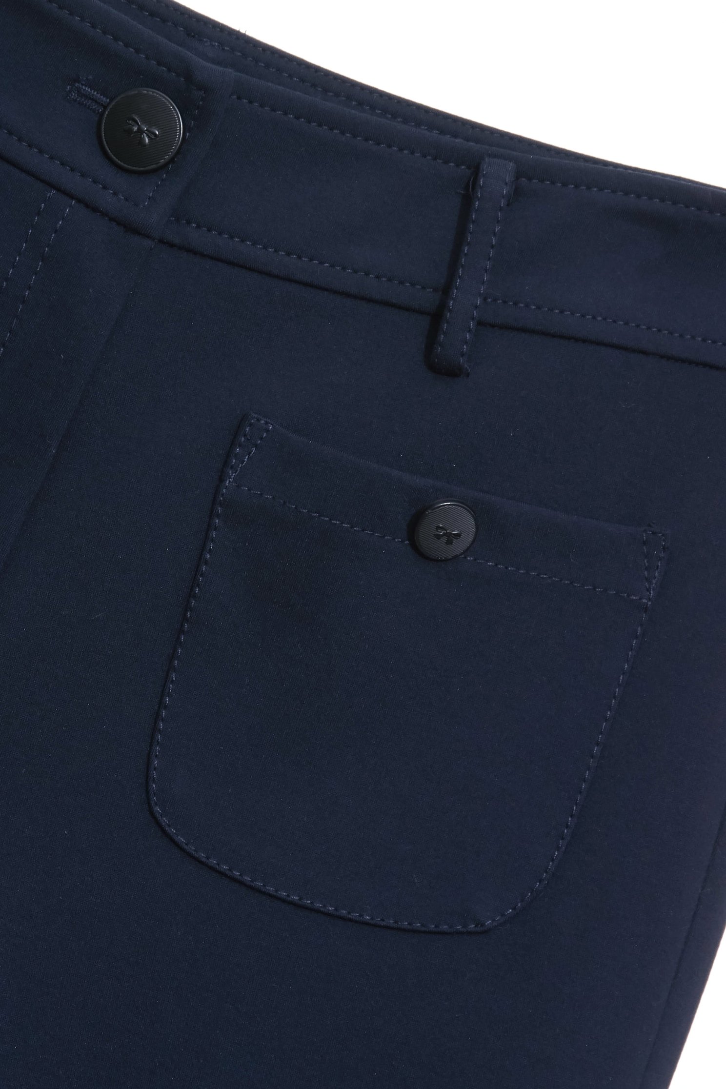 Bow Detail Navy Slim Fit PantsBow Detail Navy Slim Fit Pants,Season (AW) Look,Skinny pants,bows,pants