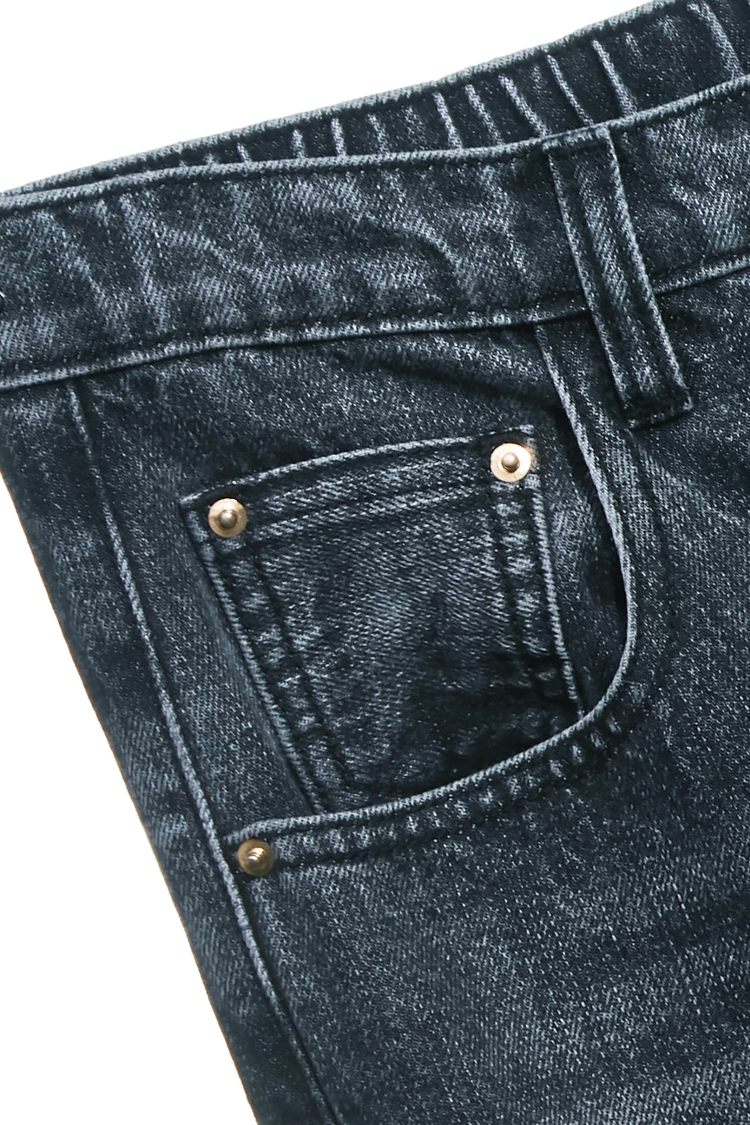 Washed Effects Baggy Curve JeansWashed Effects Baggy Curve Jeans,Denim,Jeans,Season (AW) Look,pants,Black jeans,Black pants
