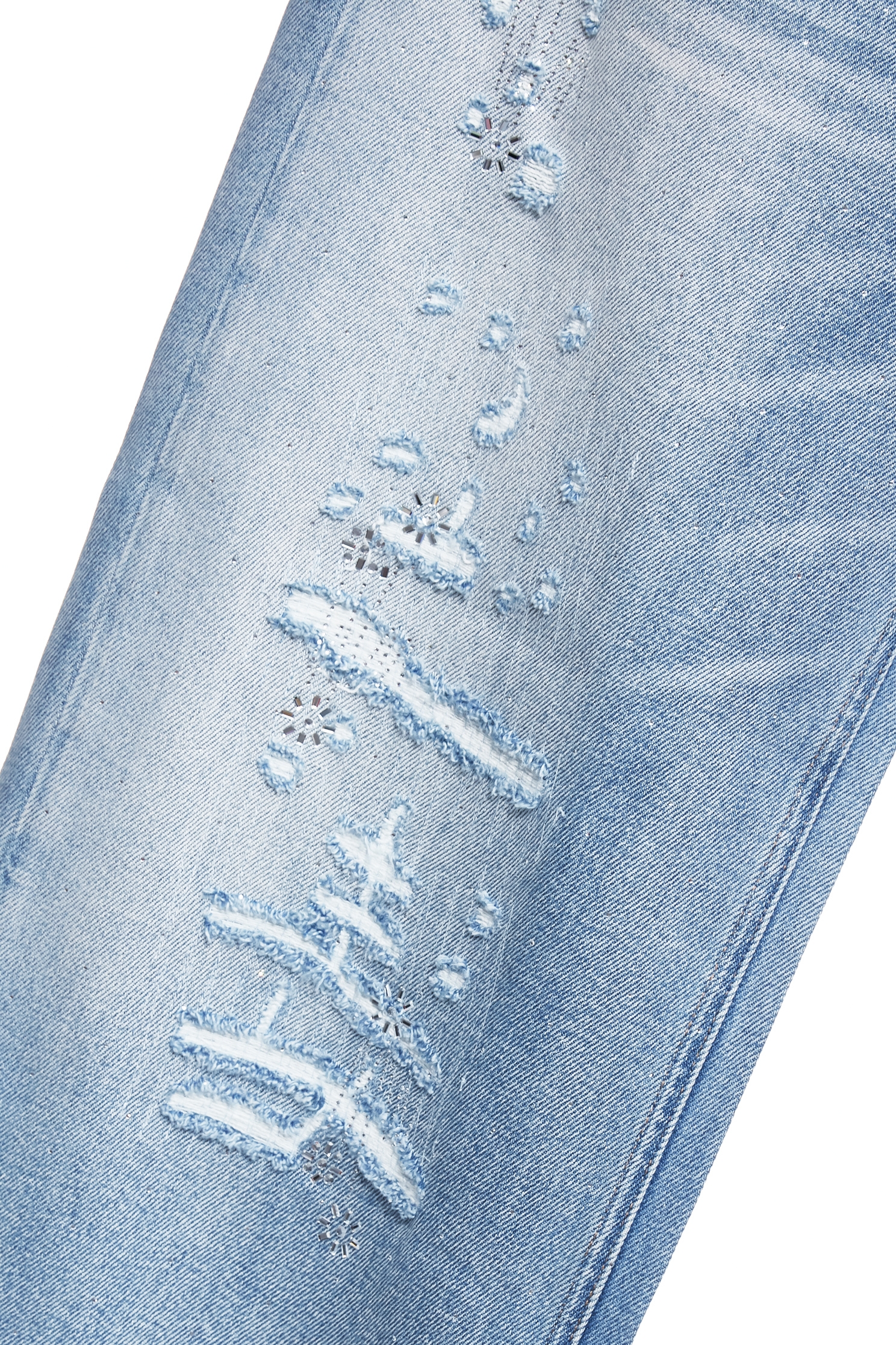 Sequin Detail Distress JeansSequin Detail Distress Jeans,Denim,Jeans,Season (AW) Look,pants