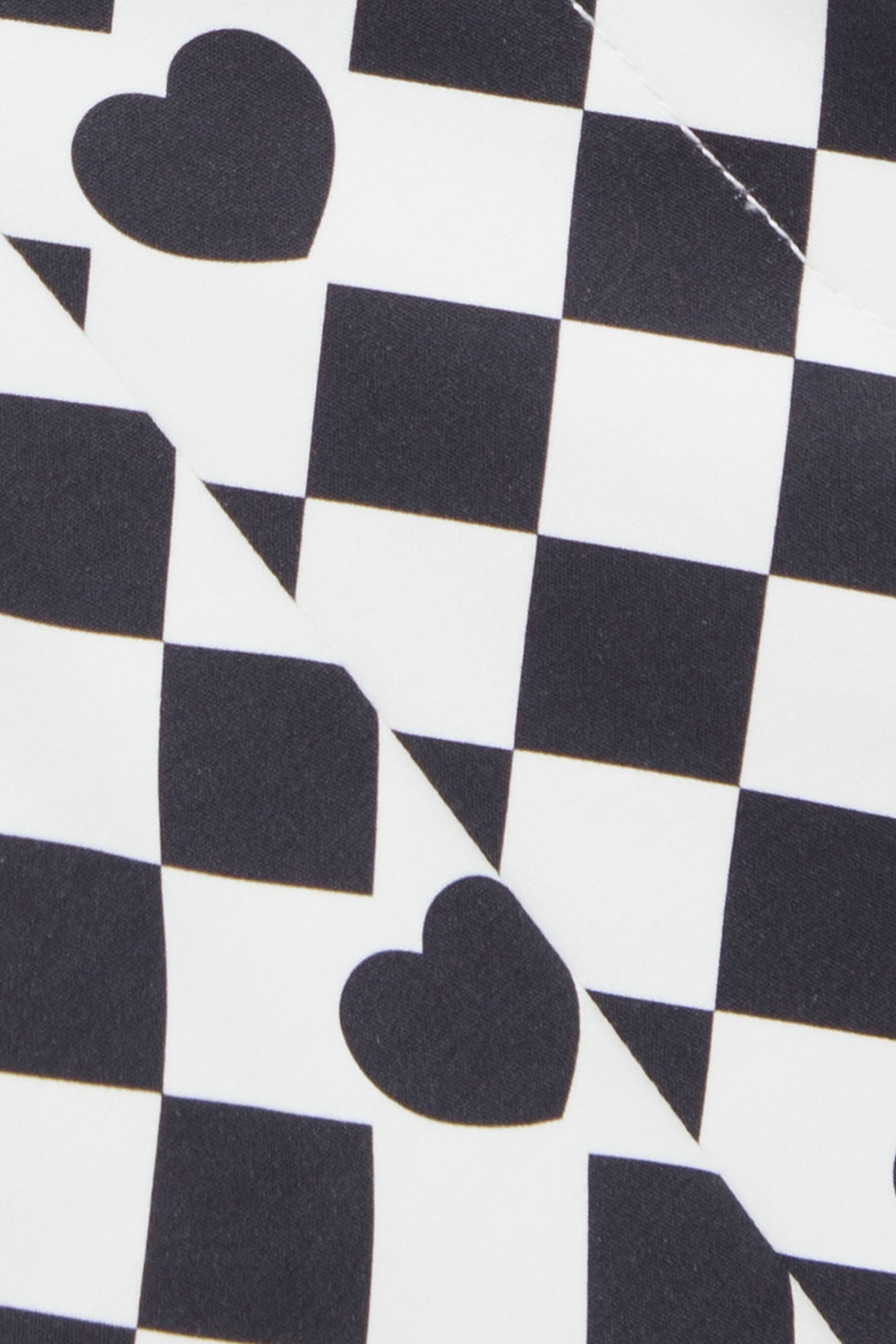 Hearts And Diamond Boot Leg PantsTrousers with heart gingham check print,Season (AW) Look,Skinny pants,Skinny pants,Tailored pants