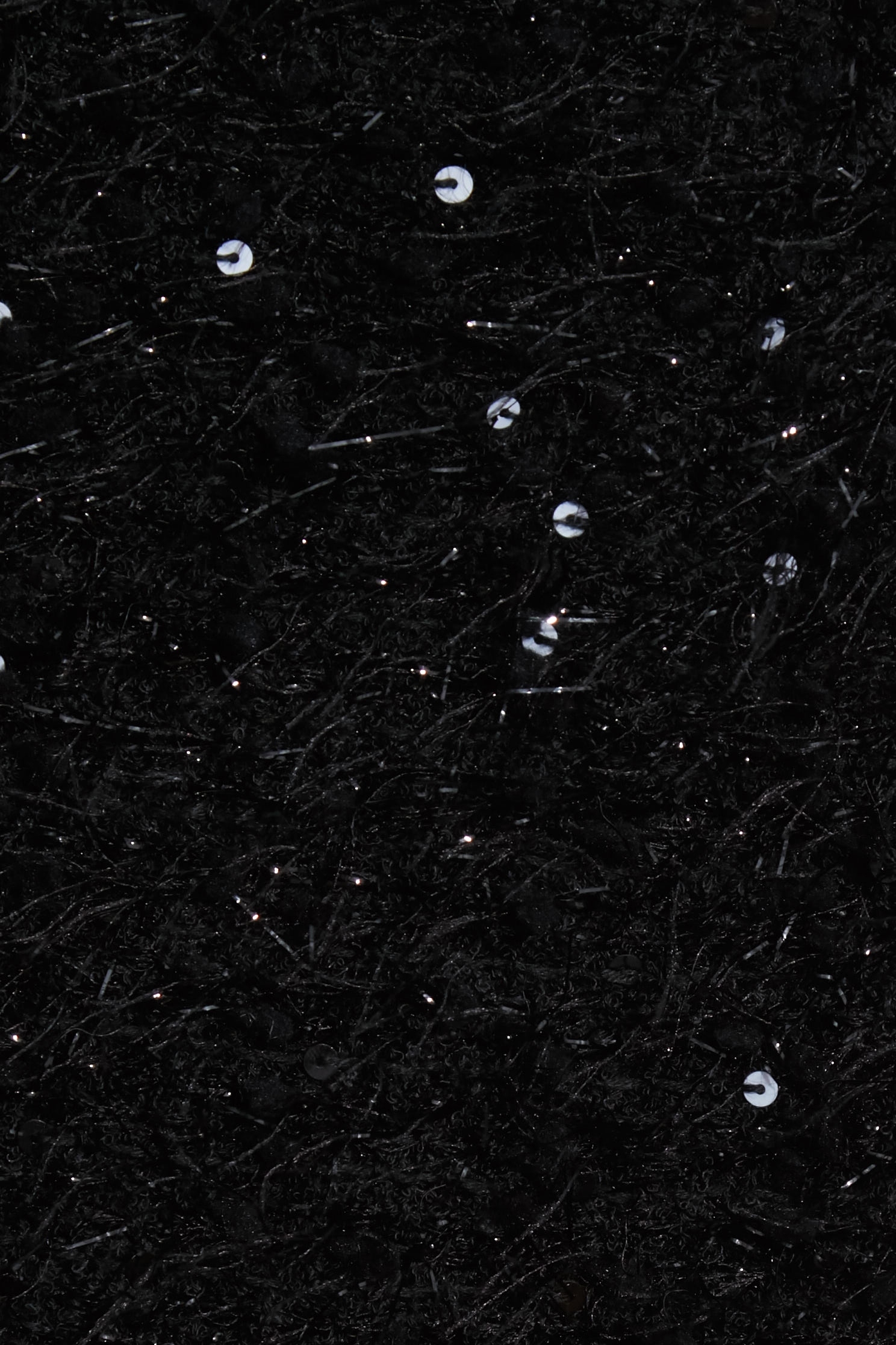 Fringe Detail Straight Cut Sequin PantsFringe Detail Straight Cut Sequin Pants,Culottes,Season (AW) Look,pants,Black pants