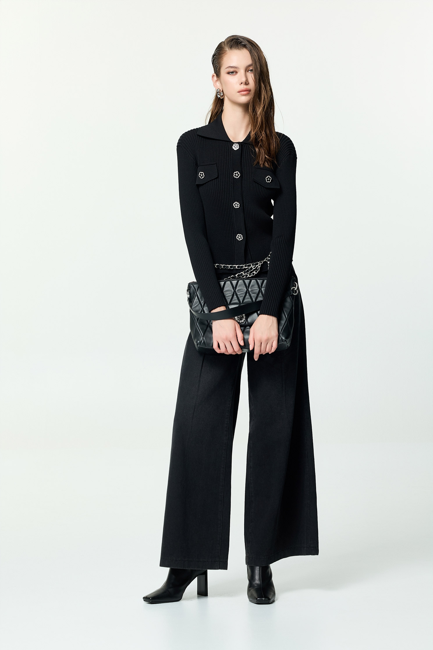 Wide Leg Black JeansWide Leg Black Jeans,Denim,Jeans,Season (AW) Look,pants,Black jeans,Black pants