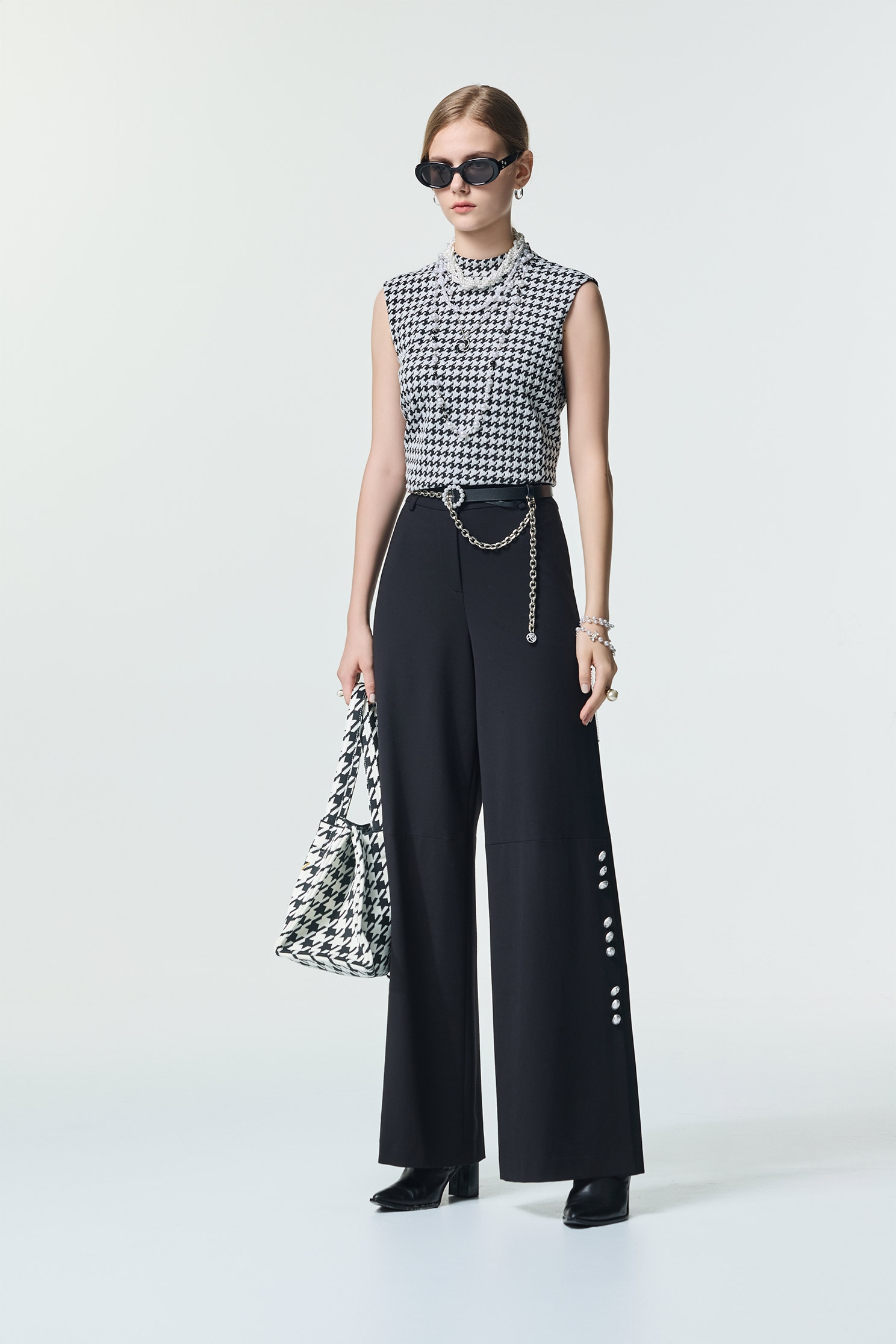 Wide Leg Black PantsWide Leg Black Pants,Culottes,Season (AW) Look,pants,Black pants