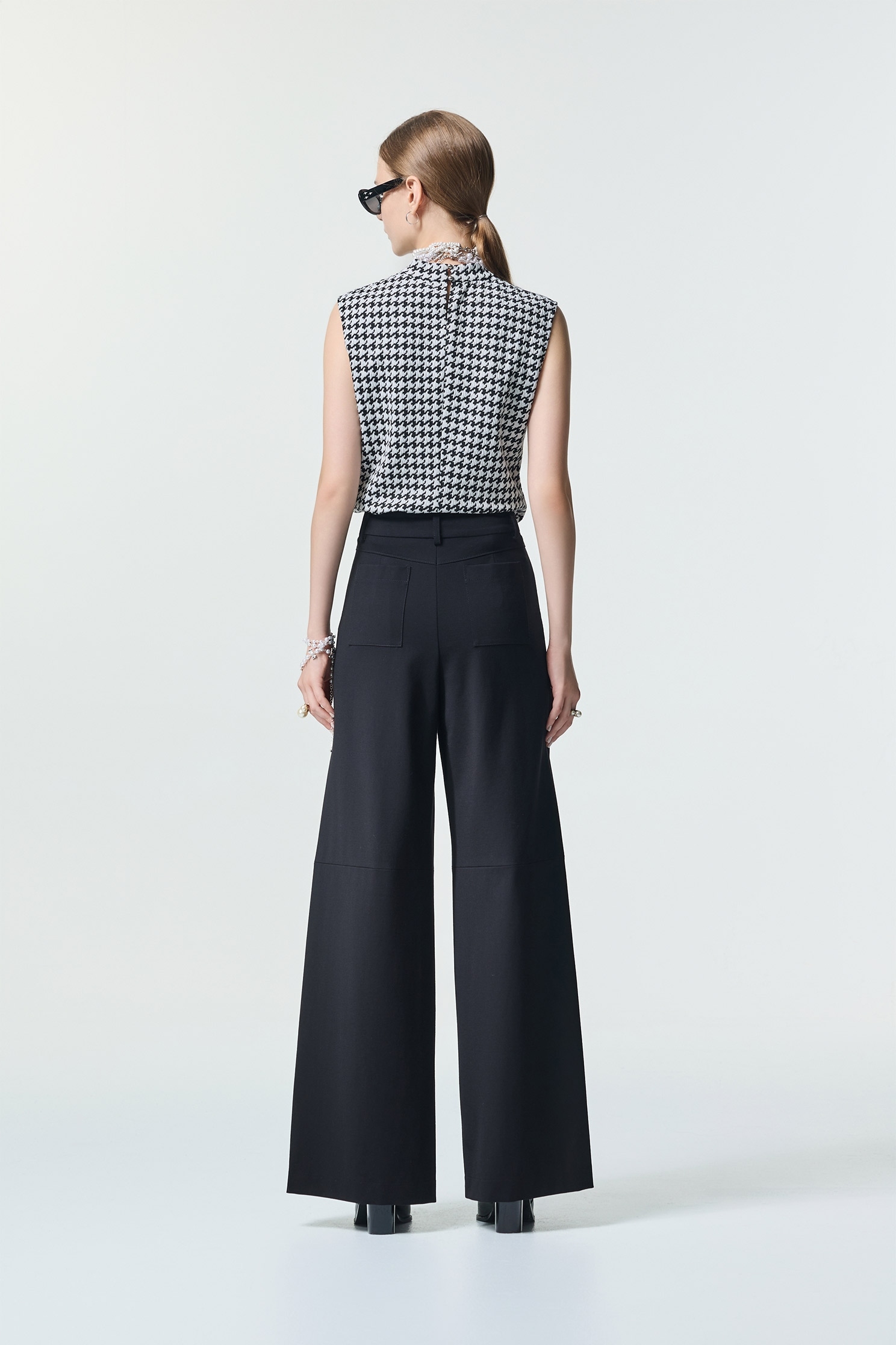 Wide Leg Black PantsWide Leg Black Pants,Culottes,Season (AW) Look,pants,Black pants