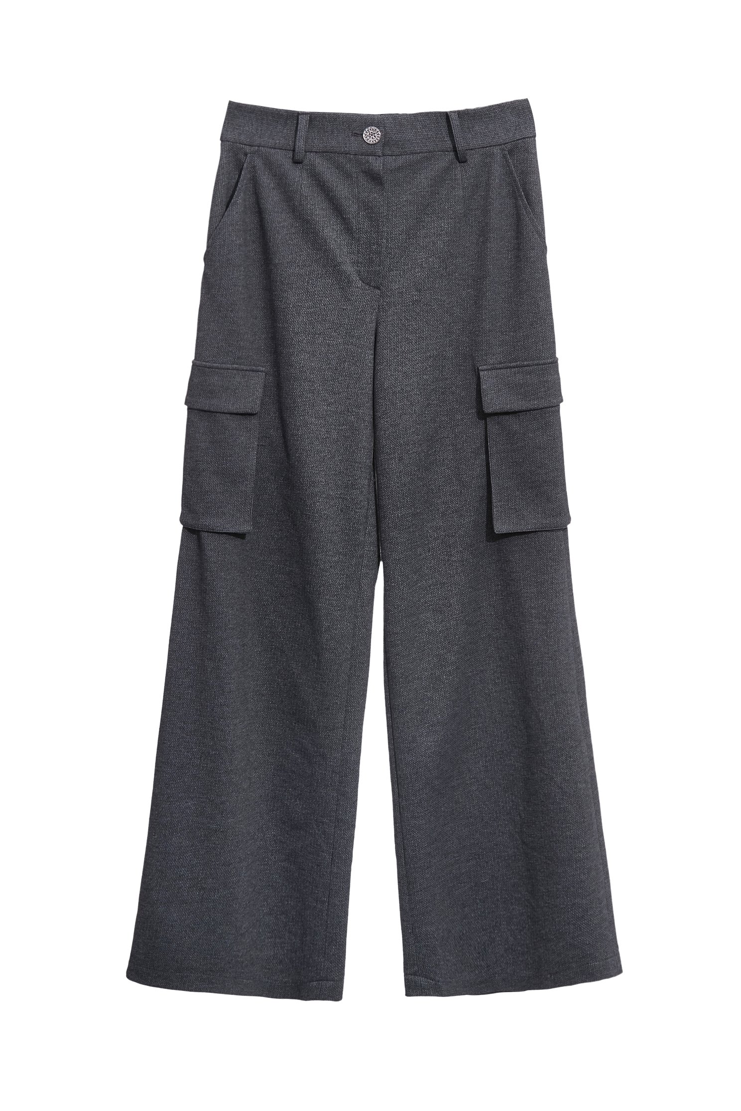 Grey Wide Leg PantsGrey Wide Leg Pants,Culottes,Season (AW) Look,pants