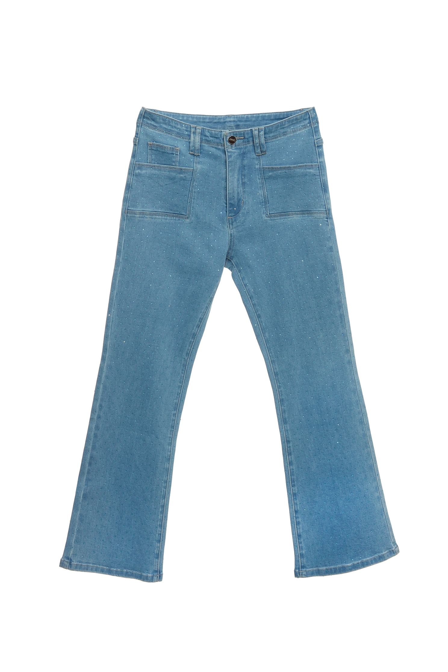 Sequin Detail Boot Leg JeansSequin Detail Boot Leg Jeans,Bell-bottoms,Season (SS) Look,Denim,Jeans,Bell-bottoms