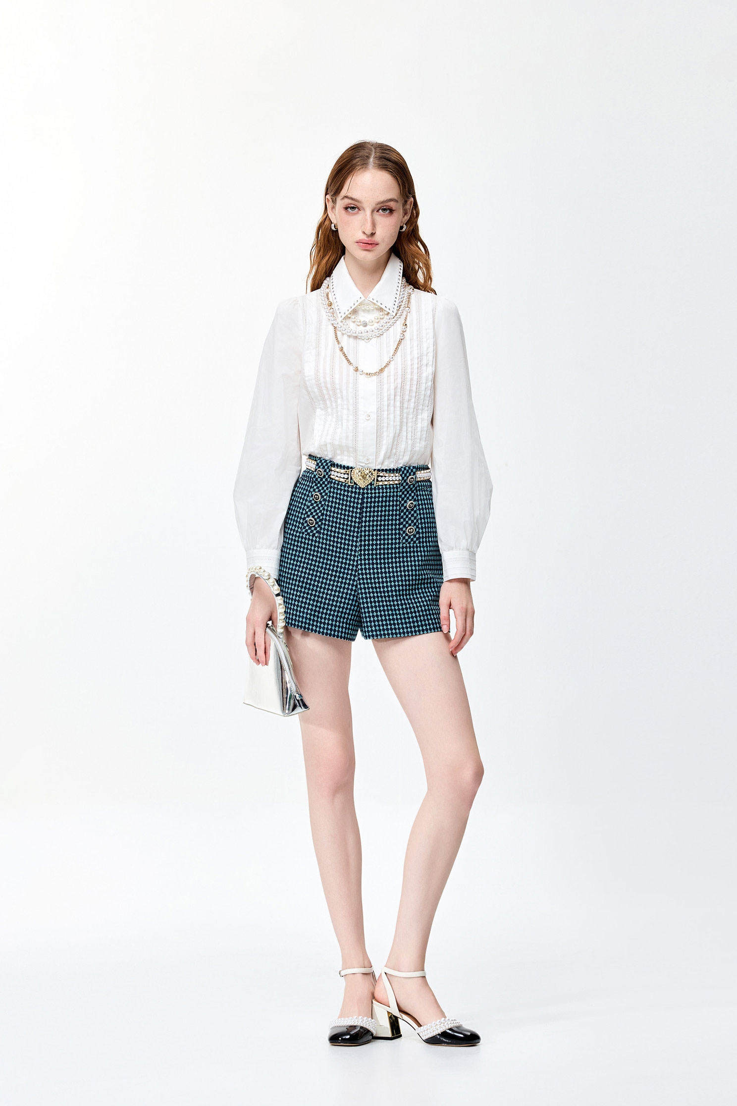 Plaid Green ShortsPlaid Green Shorts,Season (SS) Look,Plaid,Shorts