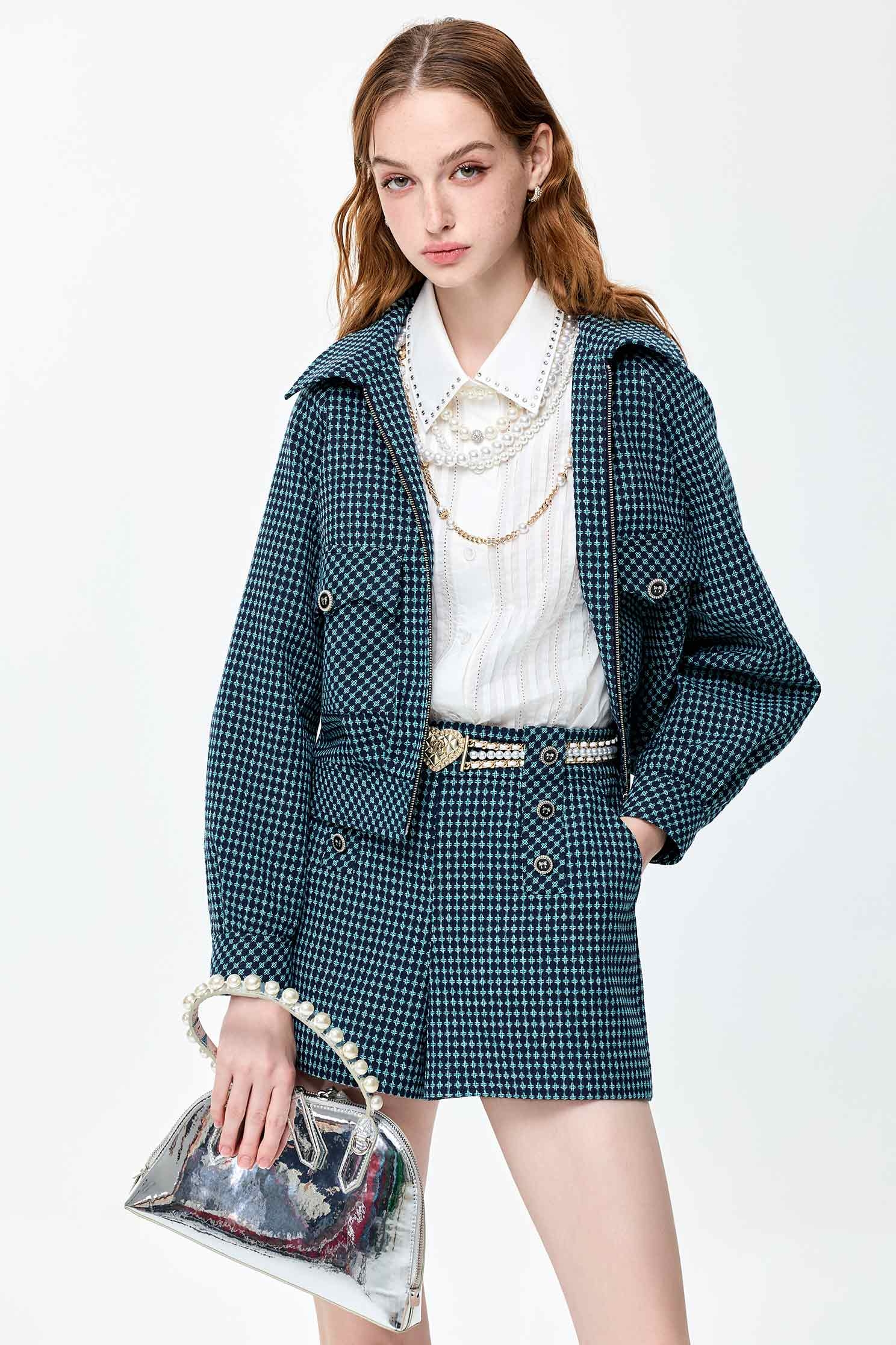 Plaid Green ShortsPlaid Green Shorts,Season (SS) Look,Plaid,Shorts