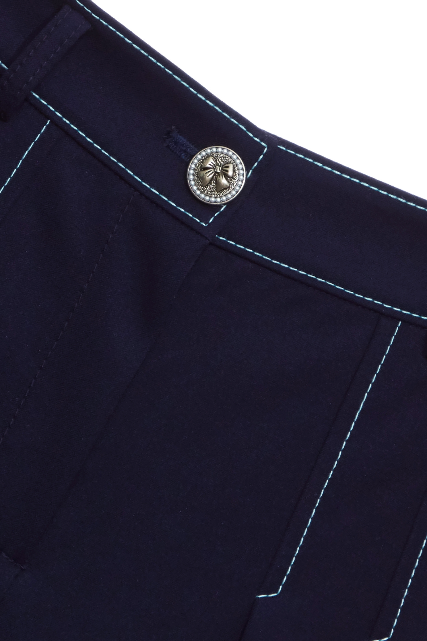 Contrast Stitching Detail Wide Leg PantsContrast Stitching Detail Wide Leg Pants,Culottes,Season (SS) Look,Culottes,Pants