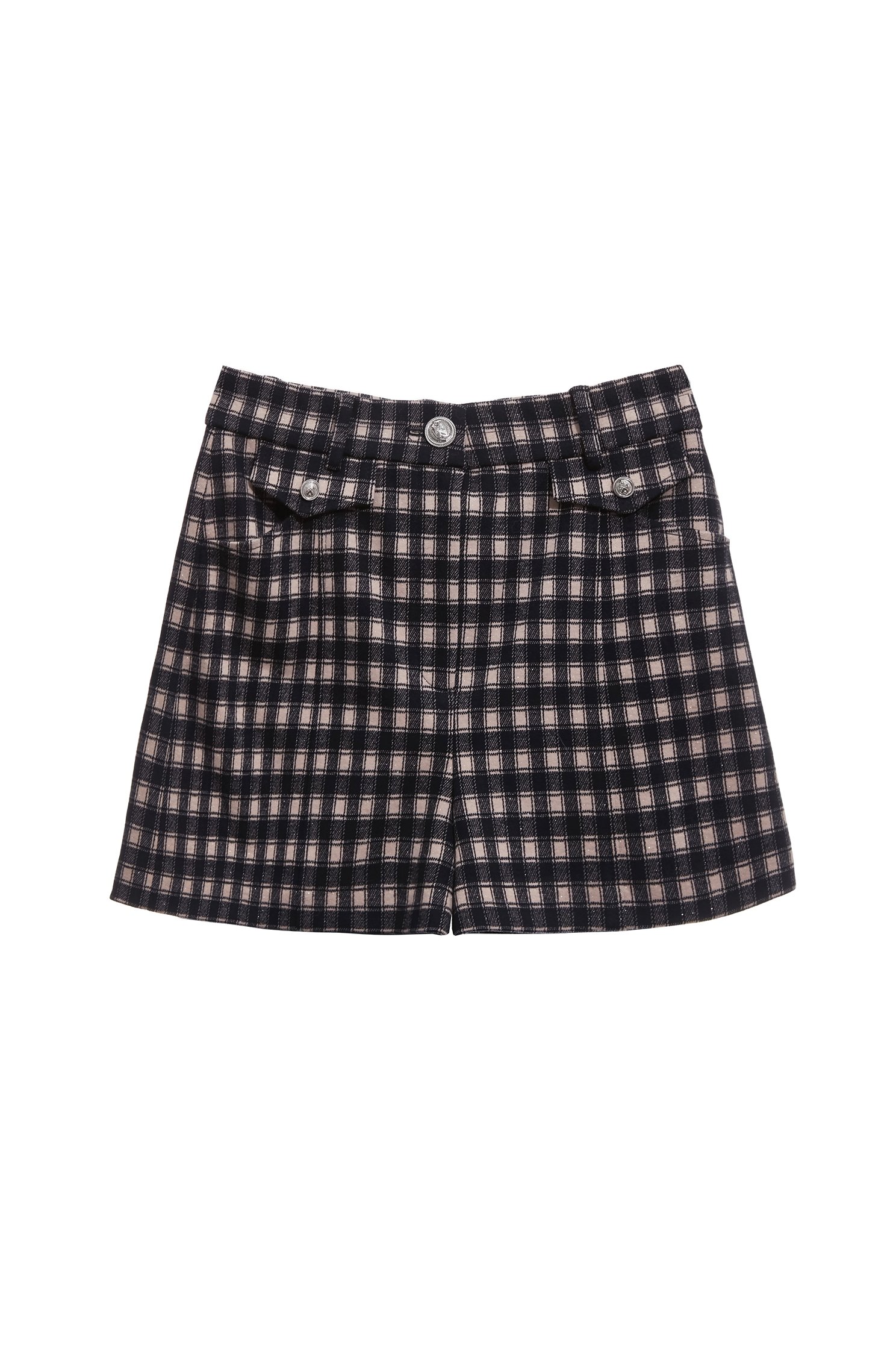 Checkered ShortsCheckered Shorts,Season (SS) Look,Plaid,Shorts,pants