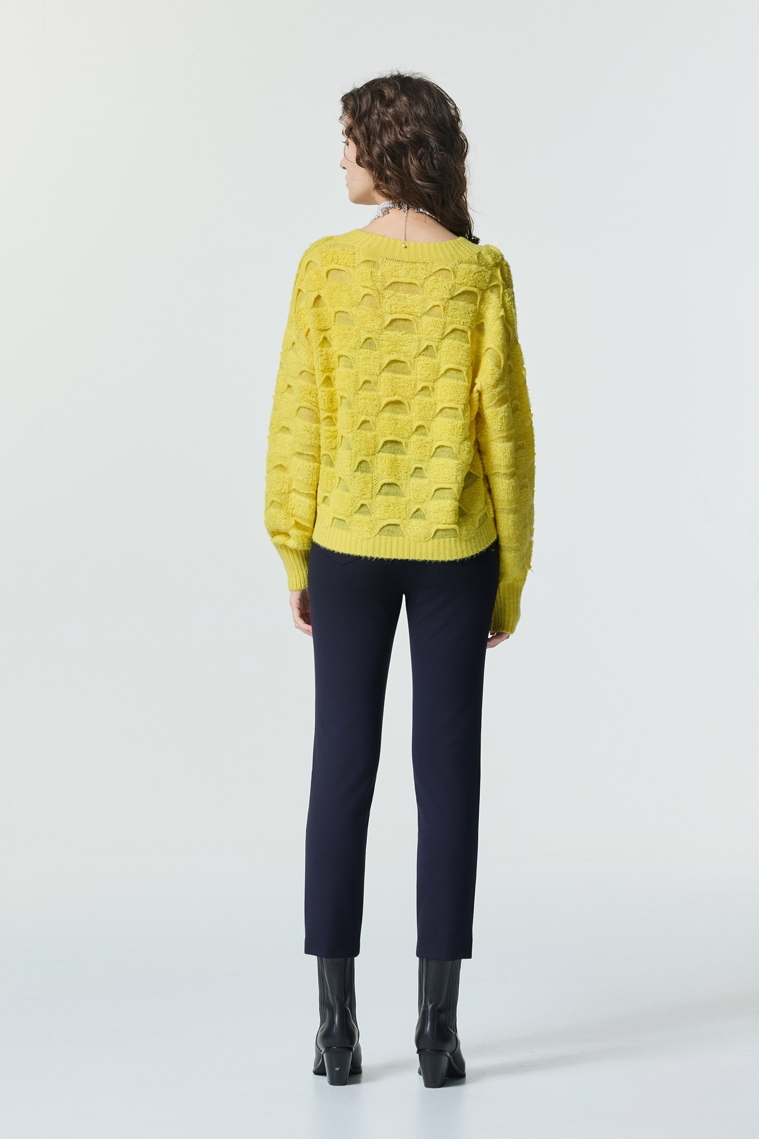 Asymmetric Waistband Navy PantsAsymmetric Waistband Navy Pants,Season (SS) Look,Skinny pants,pants