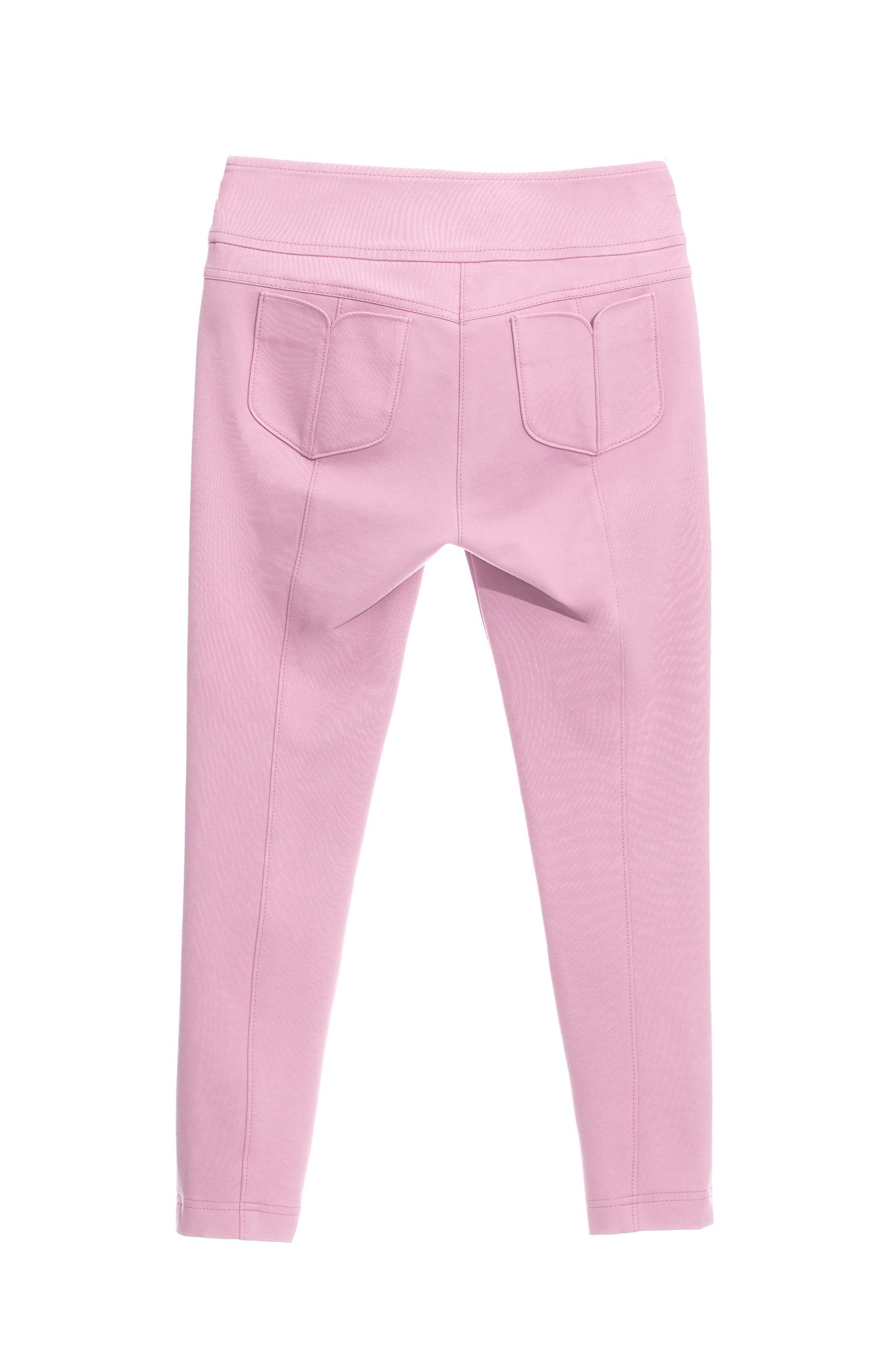 Pink Splicing Skinny PantsContrast pink pants,Skinny pants,Valentine,Skinny pants