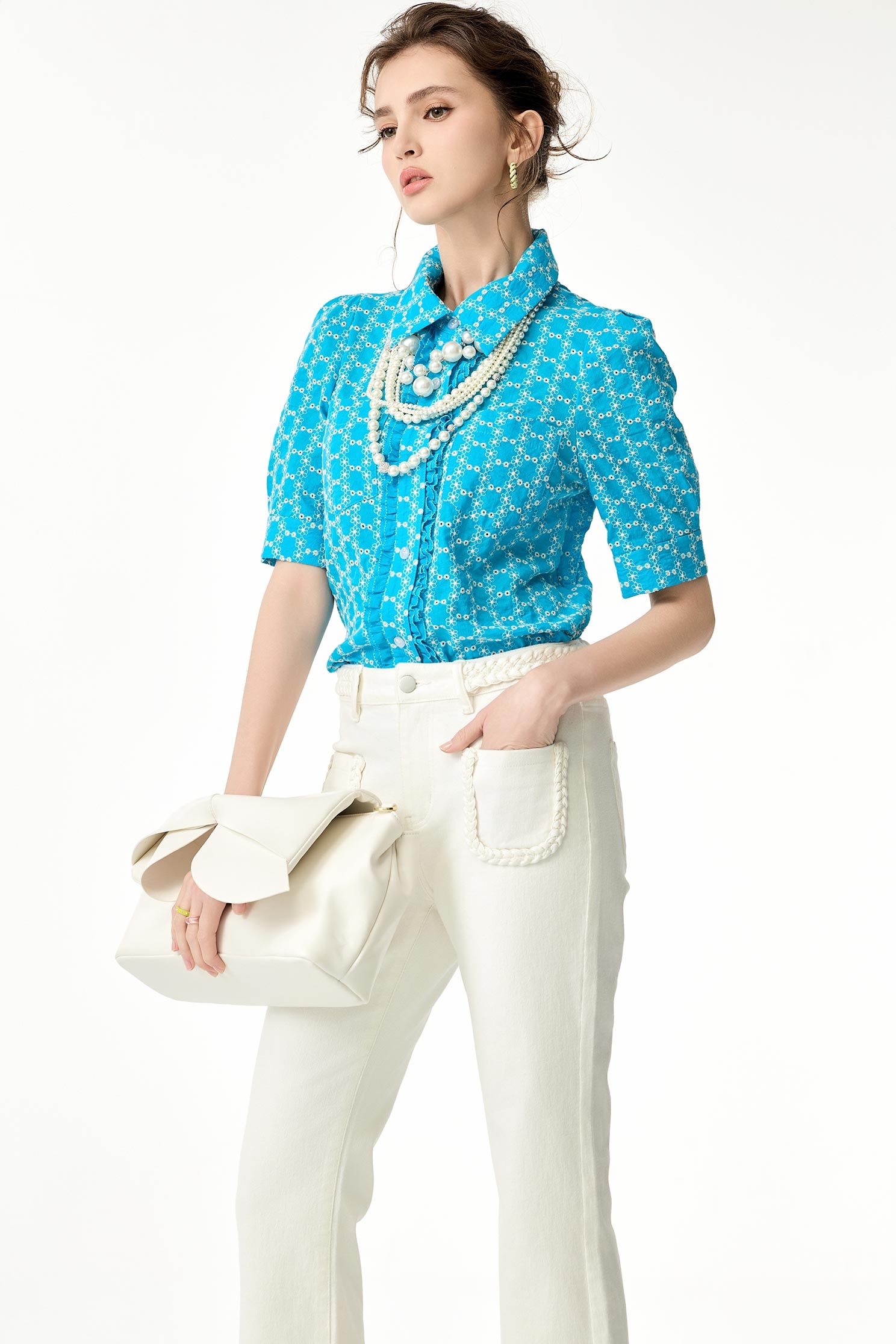 Braided Detail JeansBraided Detail Jeans,Season (SS) Look,Denim,Jeans,Denim pants,Pants