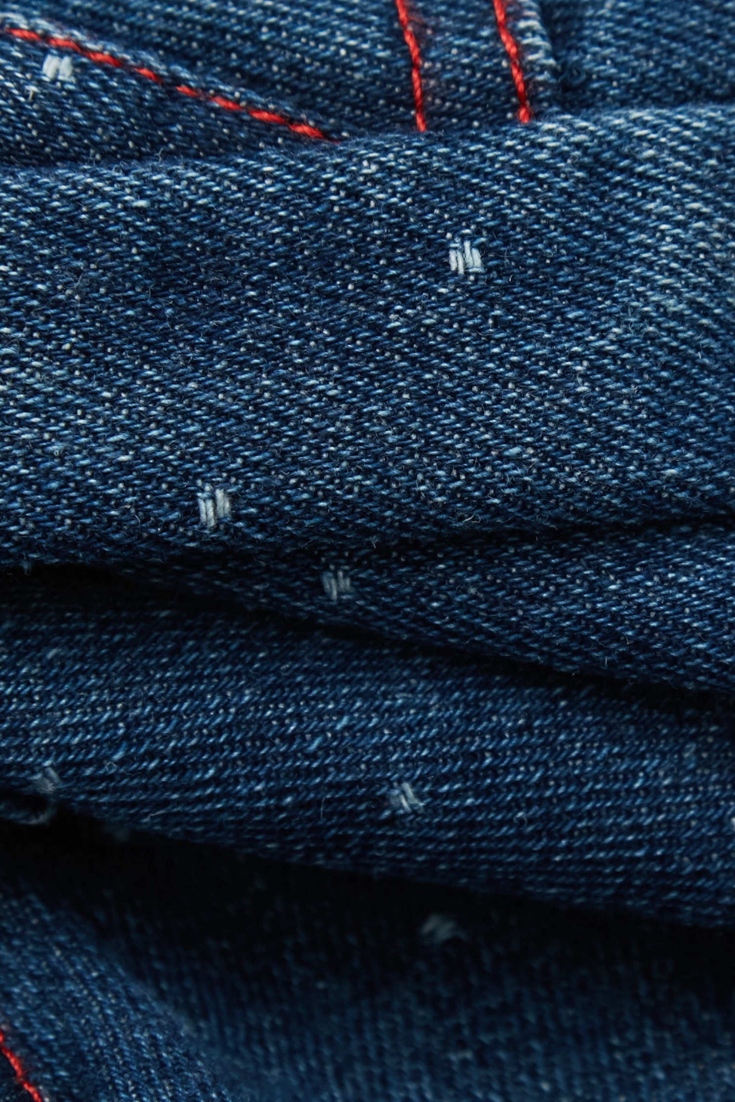 Dotted Detail Denim ShortsDotted Detail Denim Shorts,Season (SS) Look,Denim,Denim shorts,Shorts,Cotton