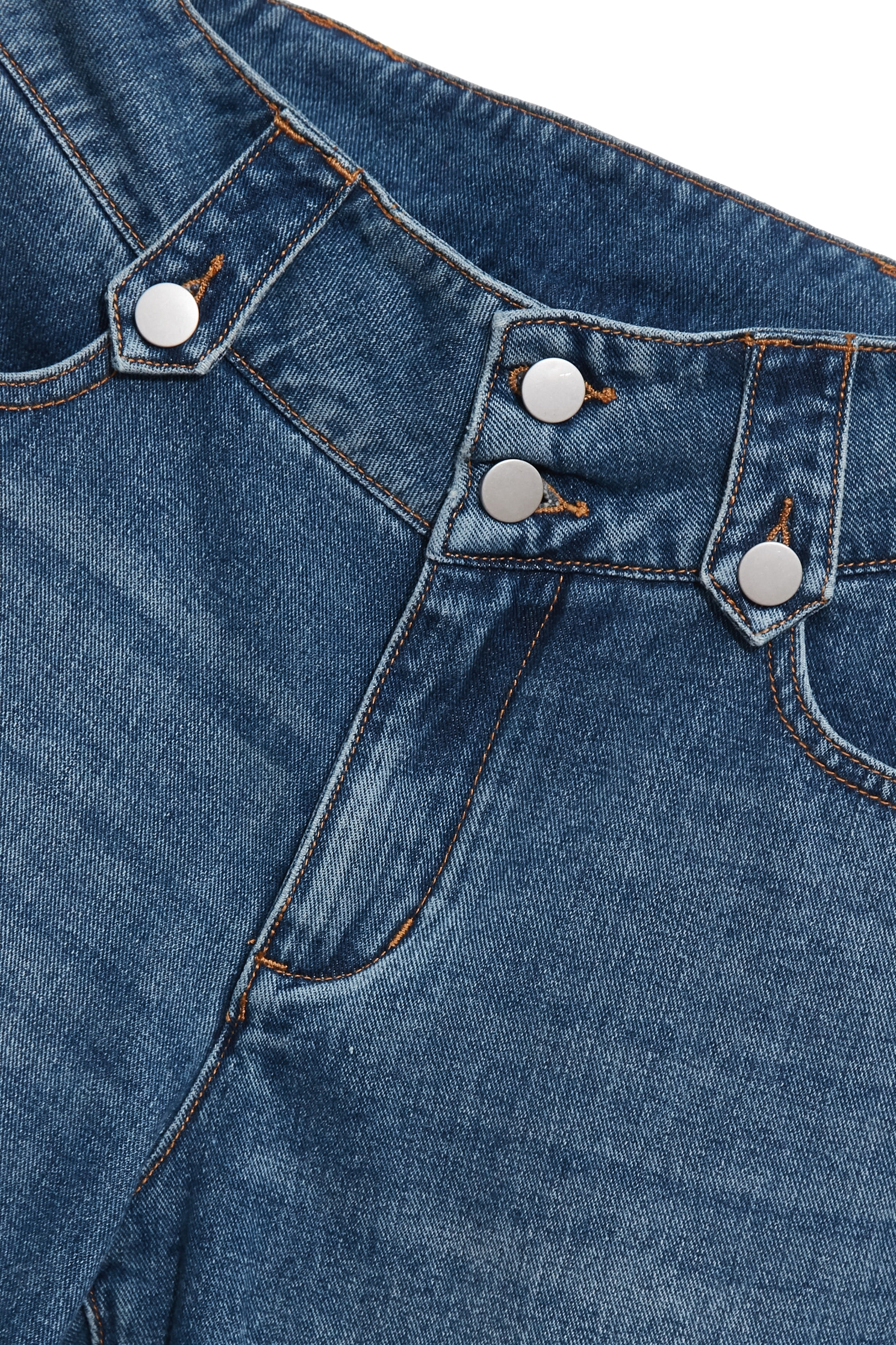 Side Slit Detail Wide Leg JeansSide Slit Detail Wide Leg Jeans,Season (SS) Look,Denim,Jeans,pants