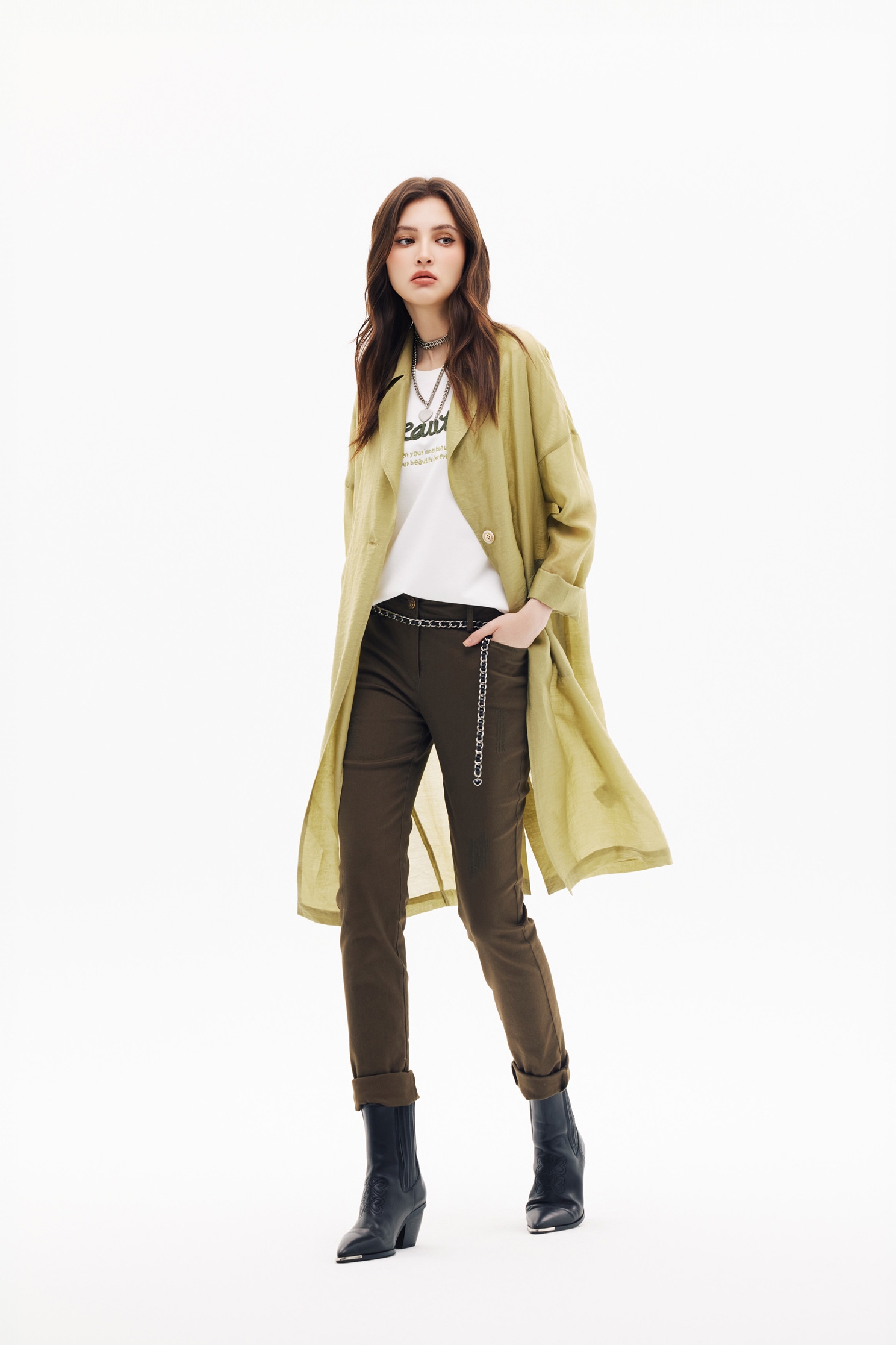 Slim Fit Army Green JeansSlim Fit Army Green Jeans,Season (SS) Look,Denim,Jeans,pants