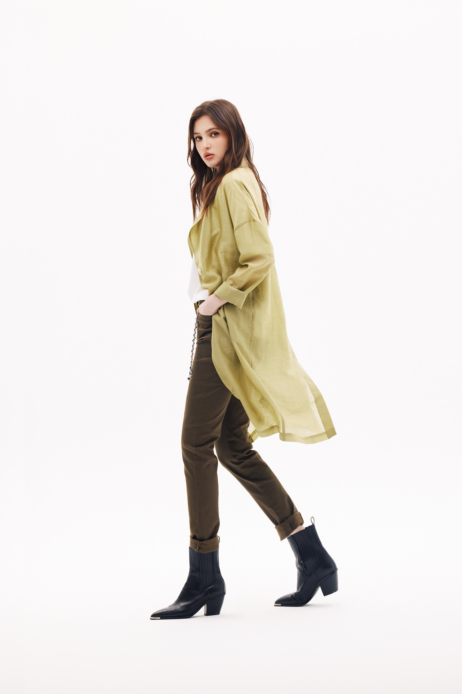 Slim Fit Army Green JeansSlim Fit Army Green Jeans,Season (SS) Look,Denim,Jeans,pants