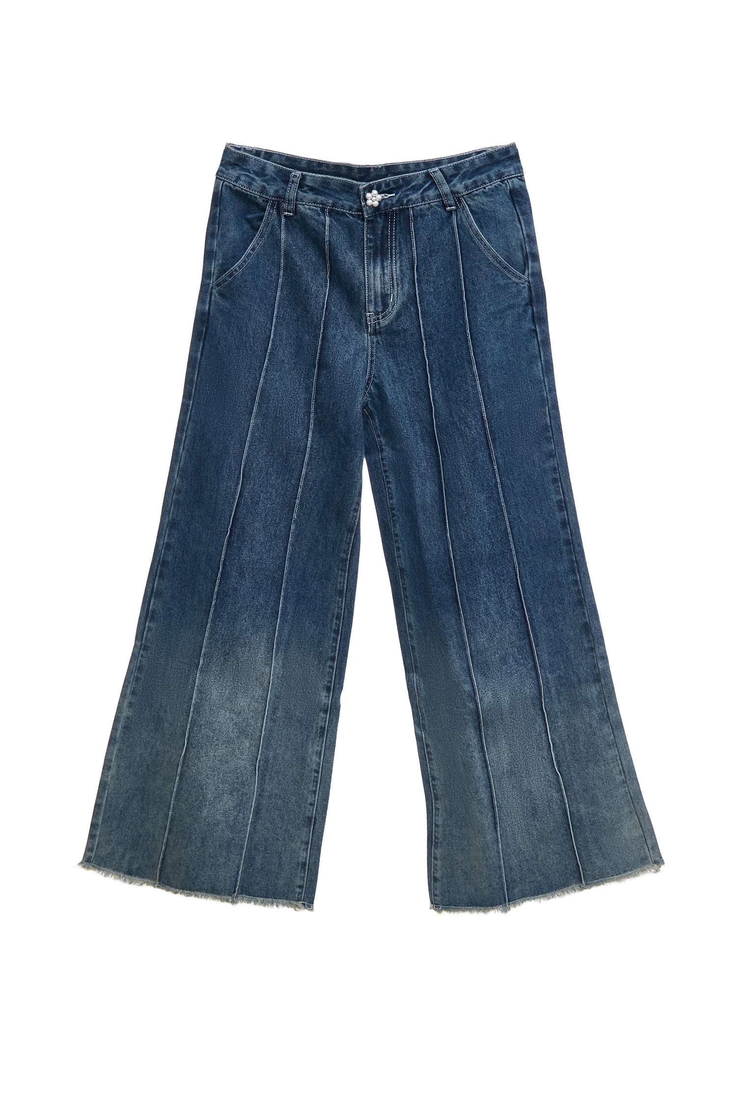Gradient Wide Leg JeansGradient Wide Leg Jeans,Culottes,Season (SS) Look,Denim,Jeans,pants