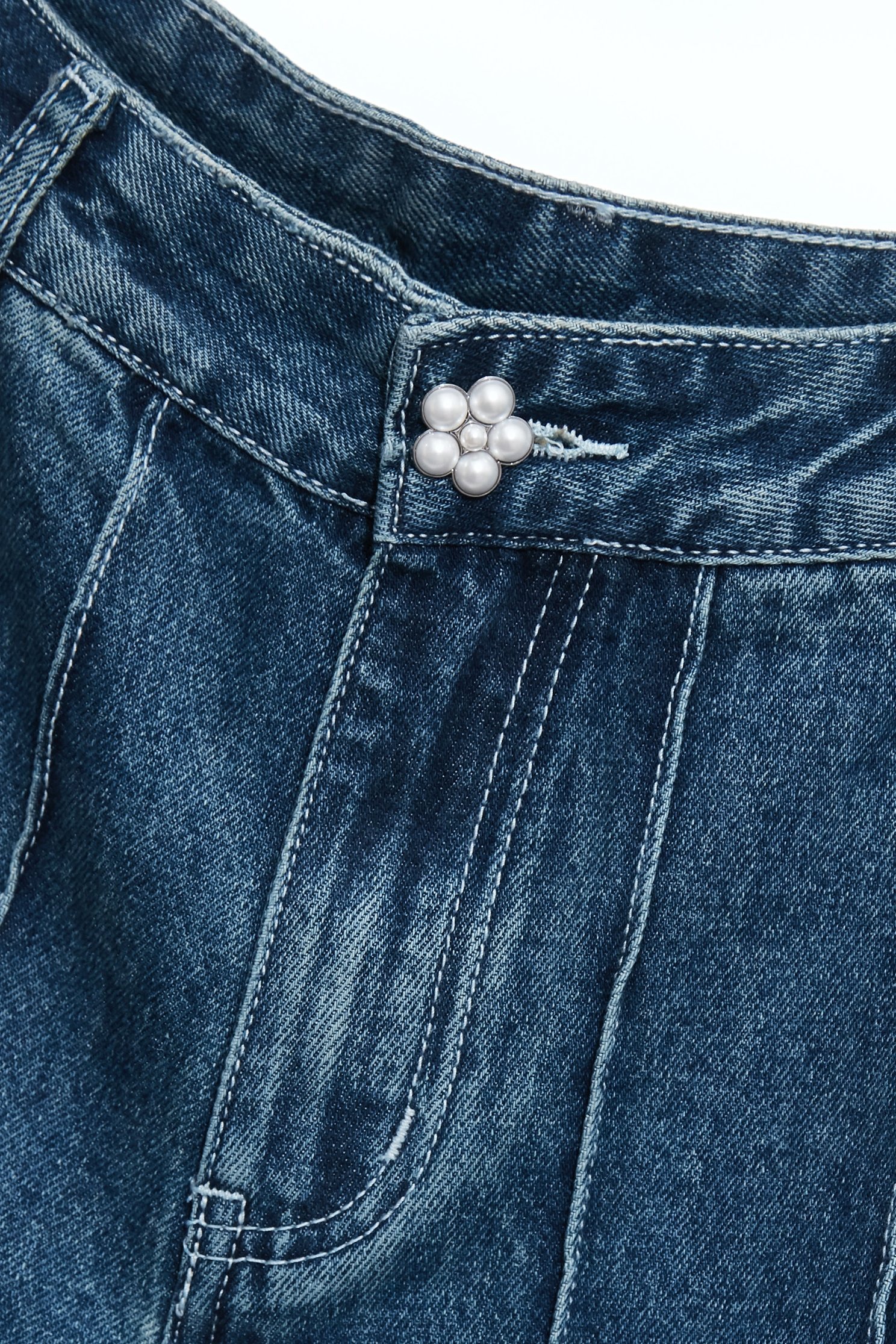 Gradient Wide Leg JeansGradient Wide Leg Jeans,Culottes,Season (SS) Look,Denim,Jeans,pants