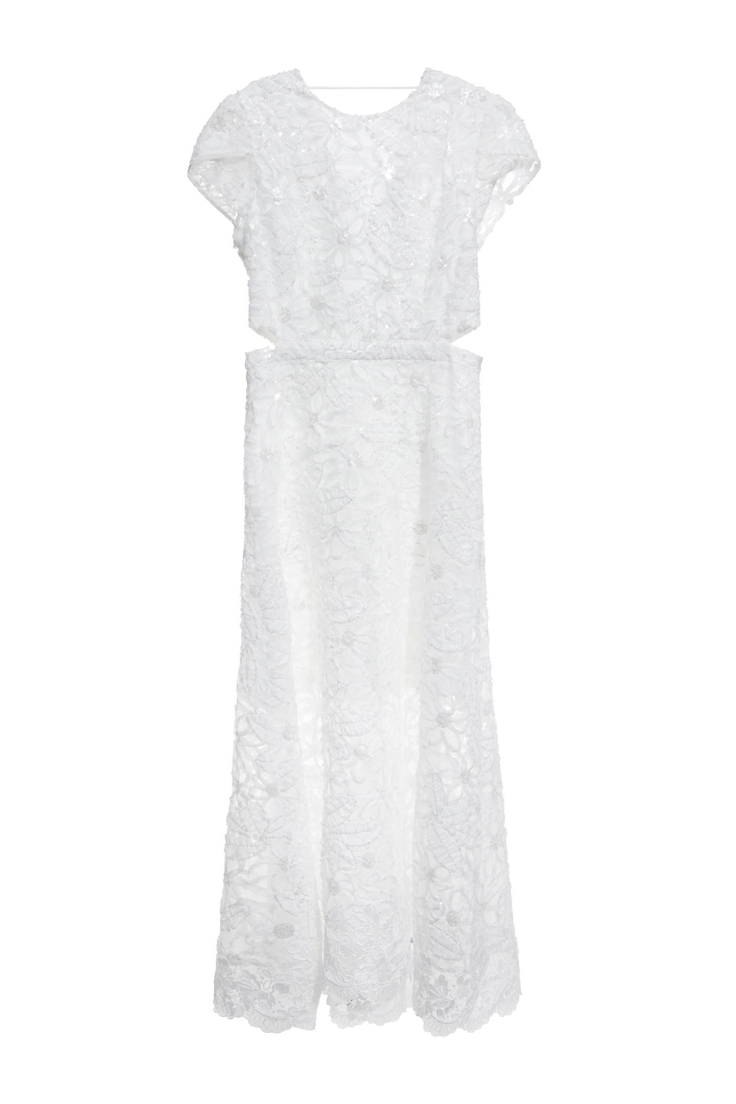 Short Sleeve Floral Lace Maxi DressShort Sleeve Floral Lace Maxi Dress,Dresses,Season (SS) Look,White dresses,Lace