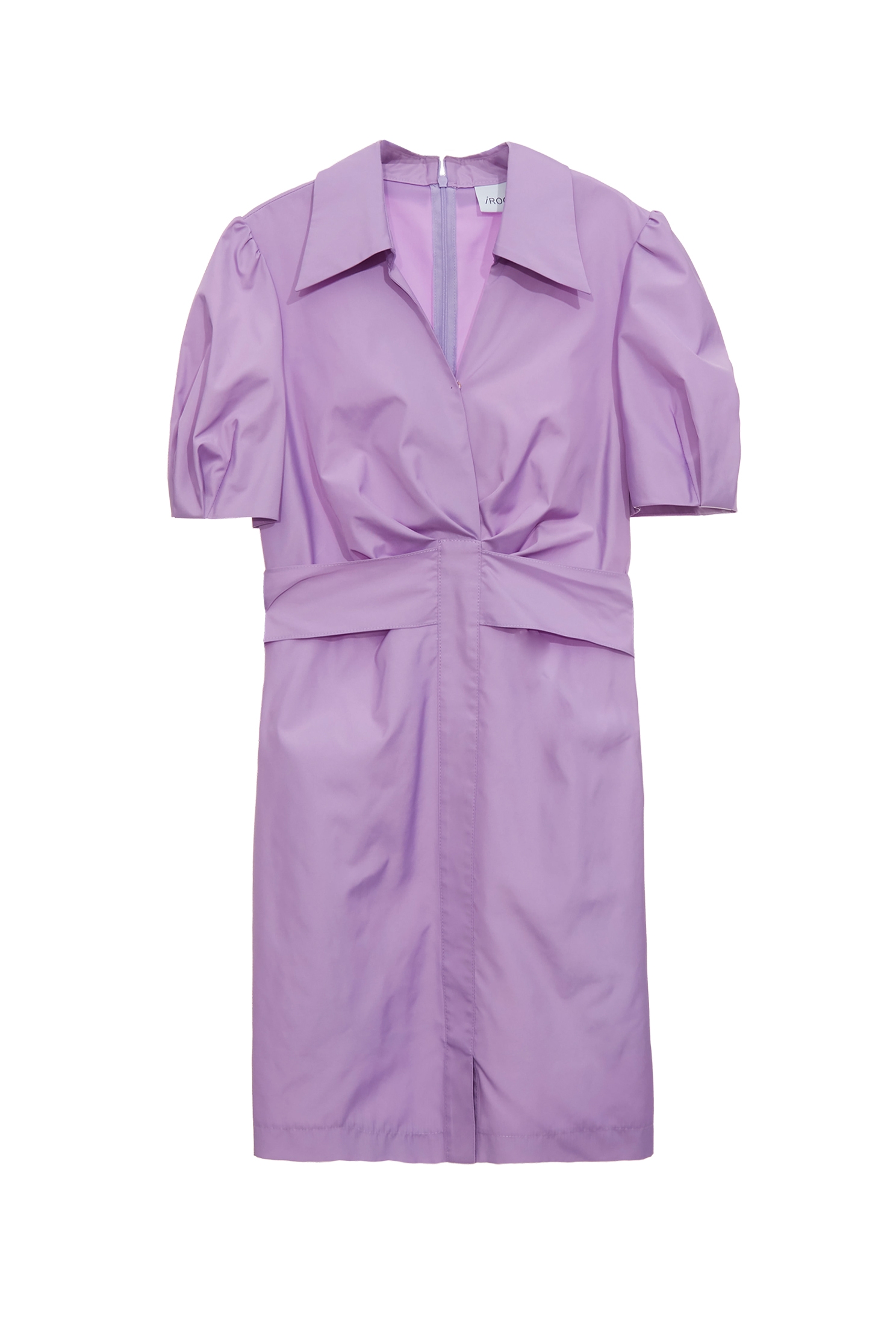 Puff Sleeve Purple Short DressPuff Sleeve Purple Short Dress,Dresses,Season (SS) Look