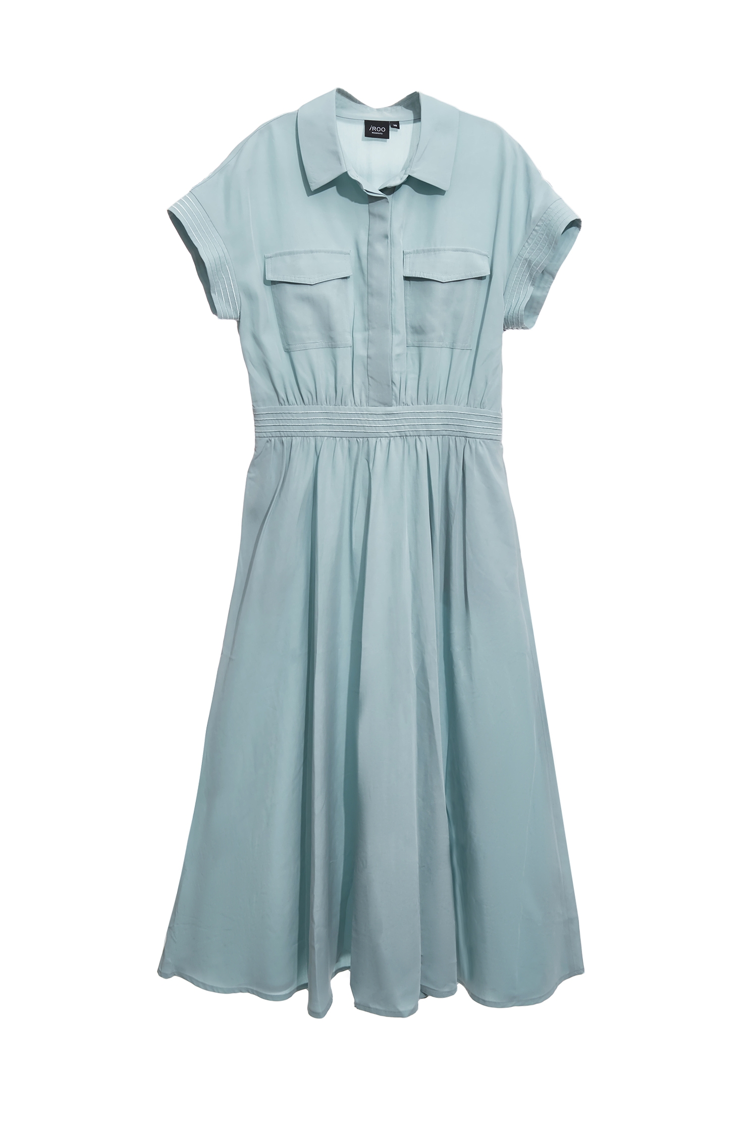 Short Sleeve Midi Shirt DressShort Sleeve Midi Shirt Dress,Dresses,Casual dresses,Season (SS) Look,Blouses,upperclass,Urban Fashion