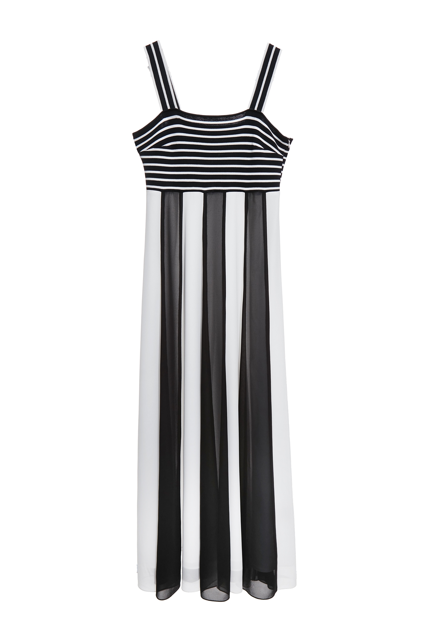 Classic Black White Stripe Maxi DressClassic Black White Stripe Maxi Dress,Dresses,Season (SS) Look,Stripe,Knitted,Chiffon,Black dresses