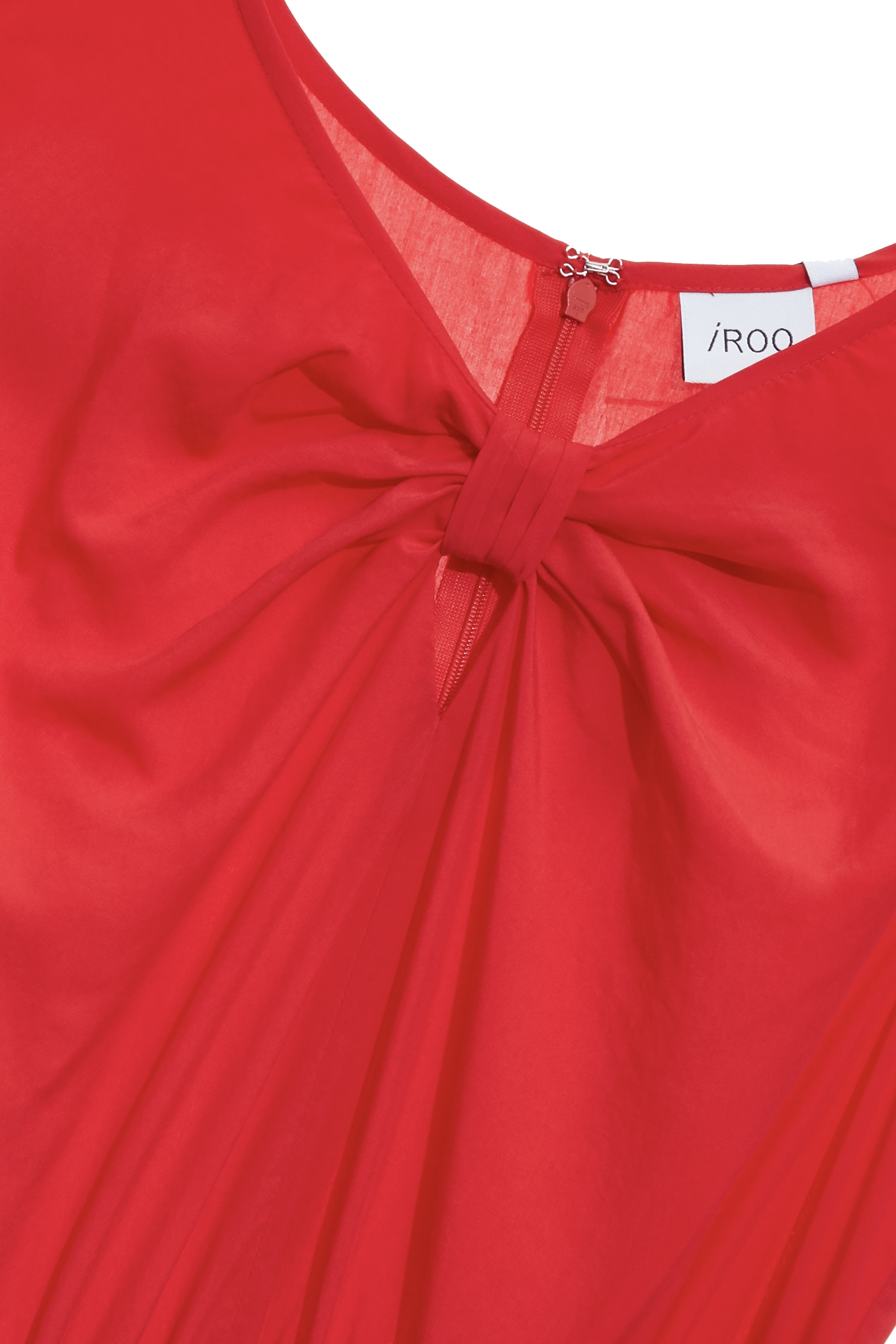 V-neckline Knot Detail Maxi DressV-neckline Knot Detail Maxi Dress,Dresses,Season (SS) Look